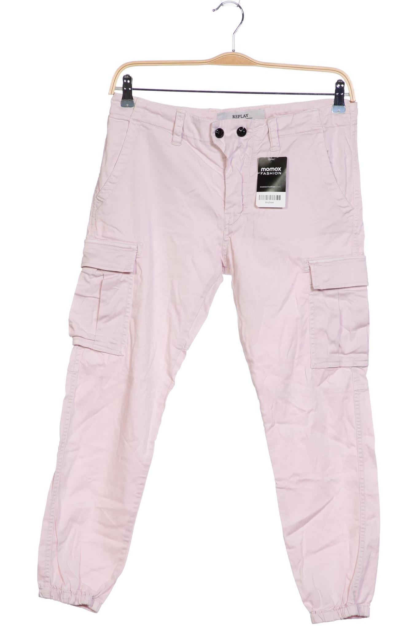 

Replay Damen Stoffhose, pink, Gr. 27