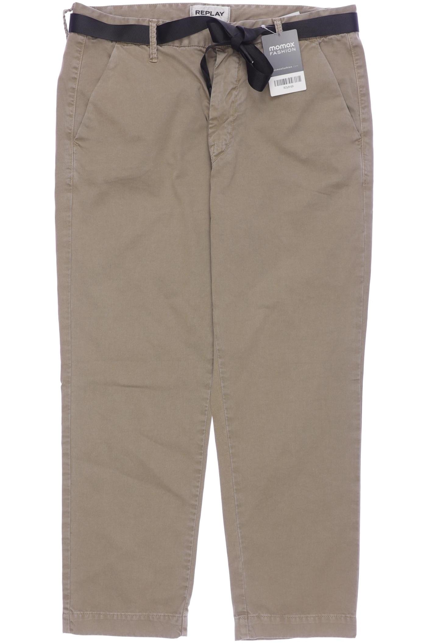 

Replay Damen Stoffhose, beige, Gr. 28