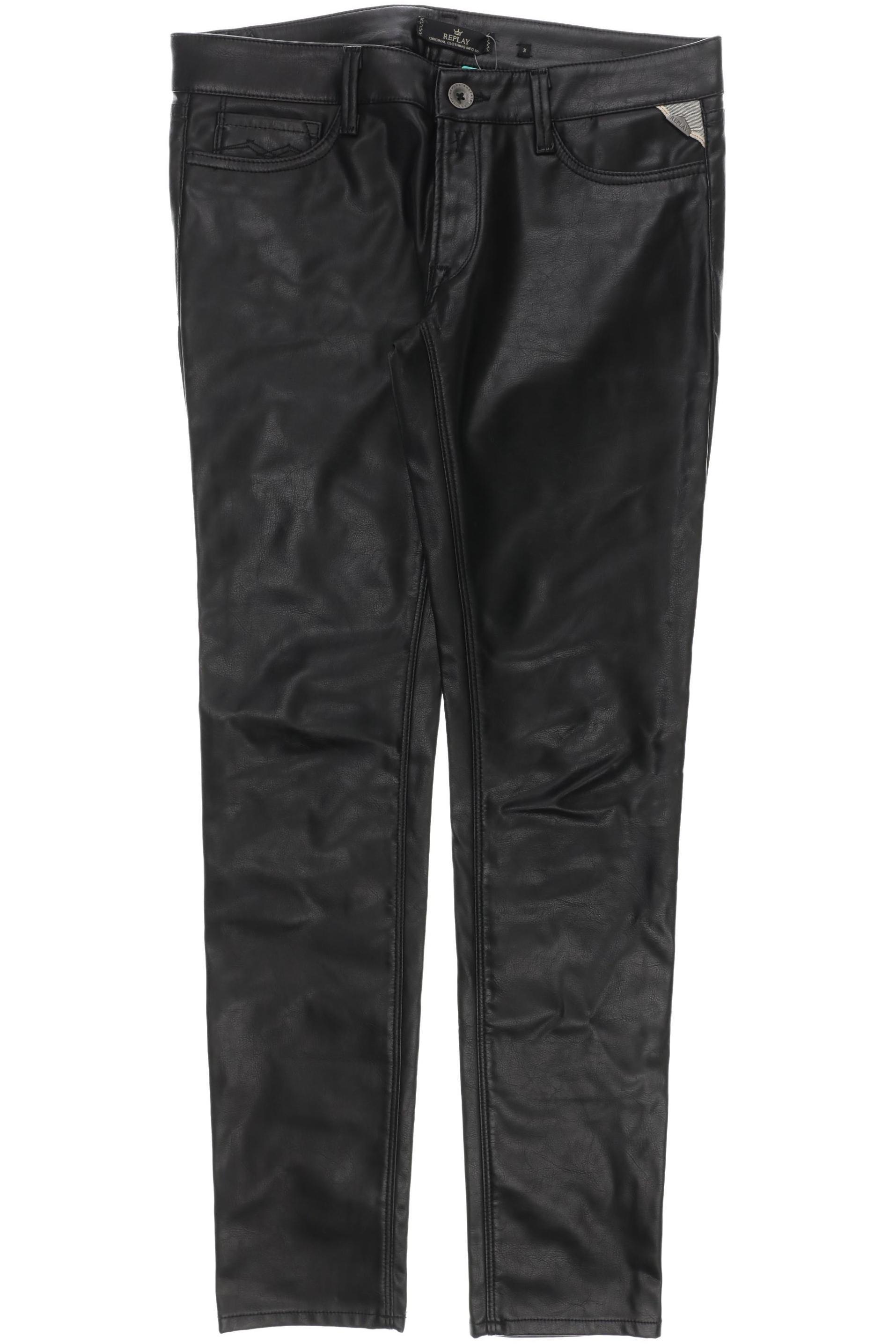 

Replay Damen Stoffhose, schwarz, Gr. 31