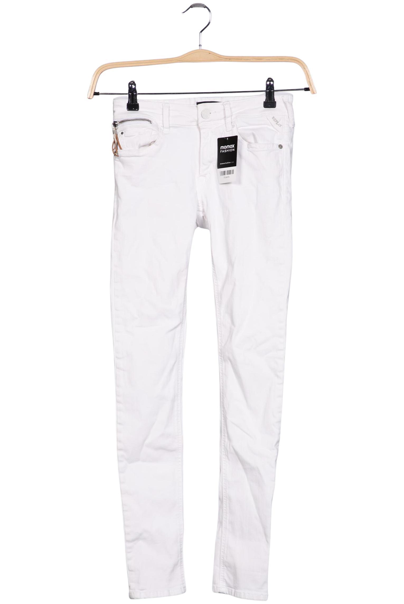 

Replay Damen Stoffhose, weiß, Gr. 26