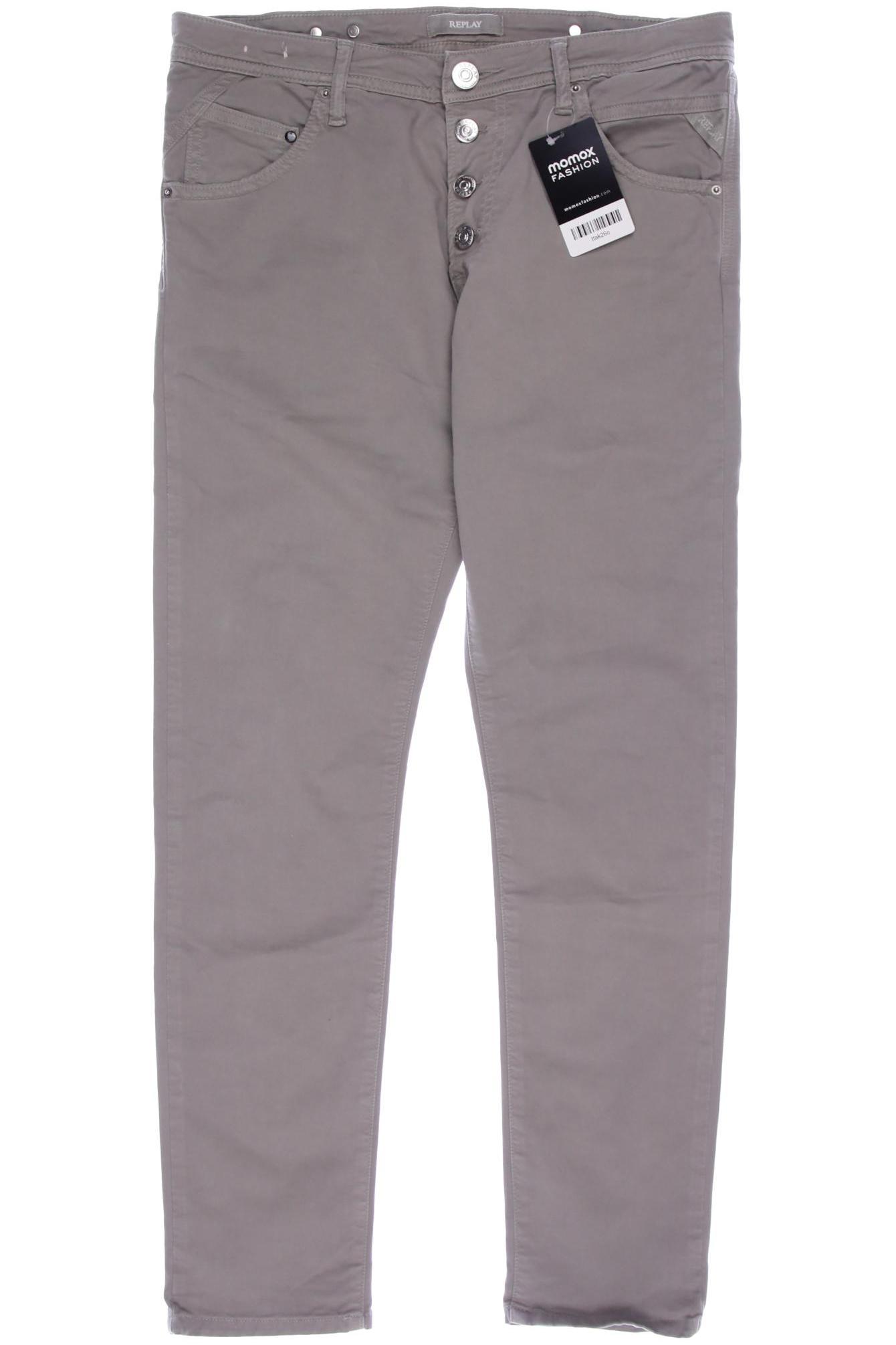 

Replay Damen Stoffhose, grau
