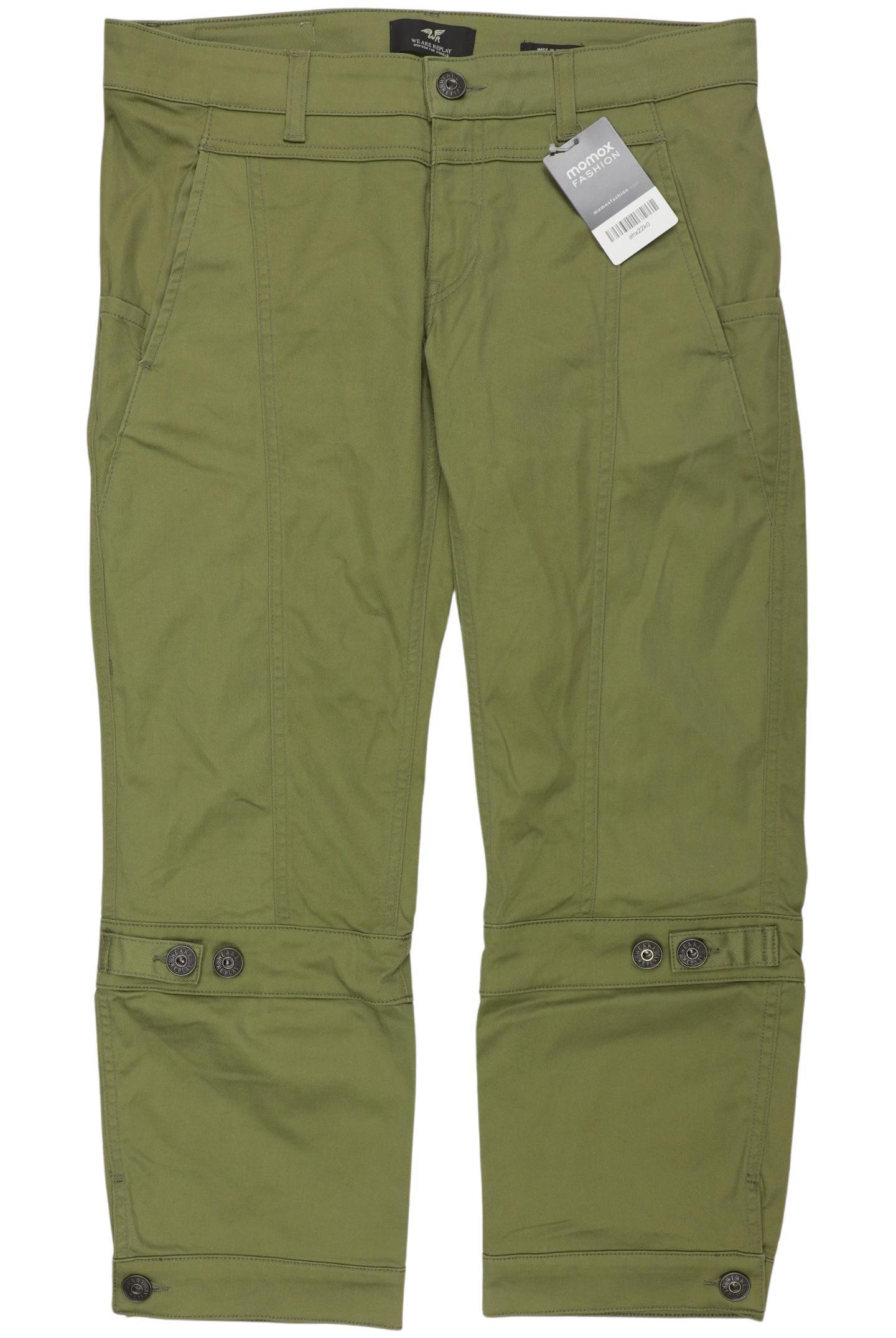 

Replay Damen Stoffhose, grün, Gr. 29