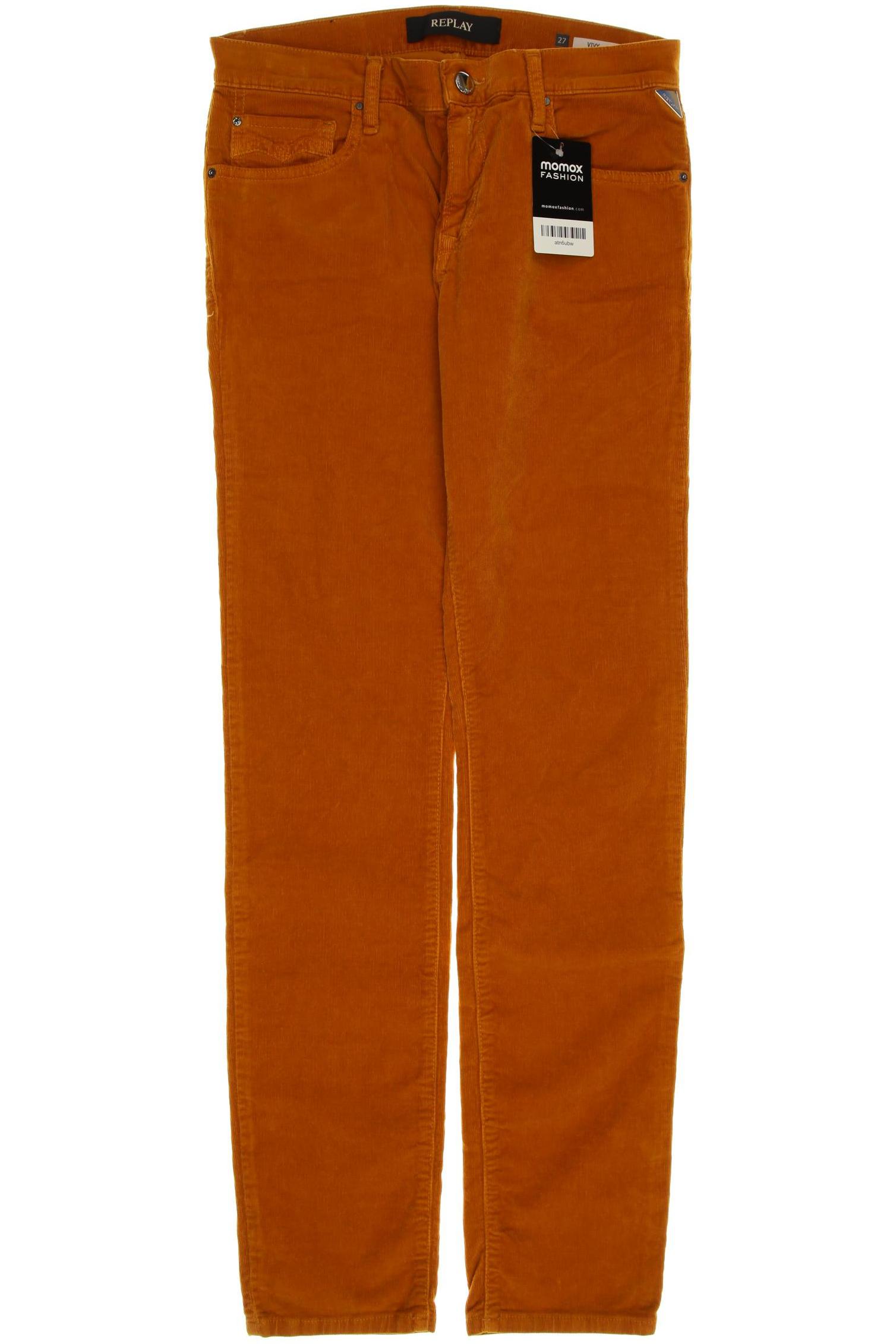 

Replay Damen Stoffhose, orange