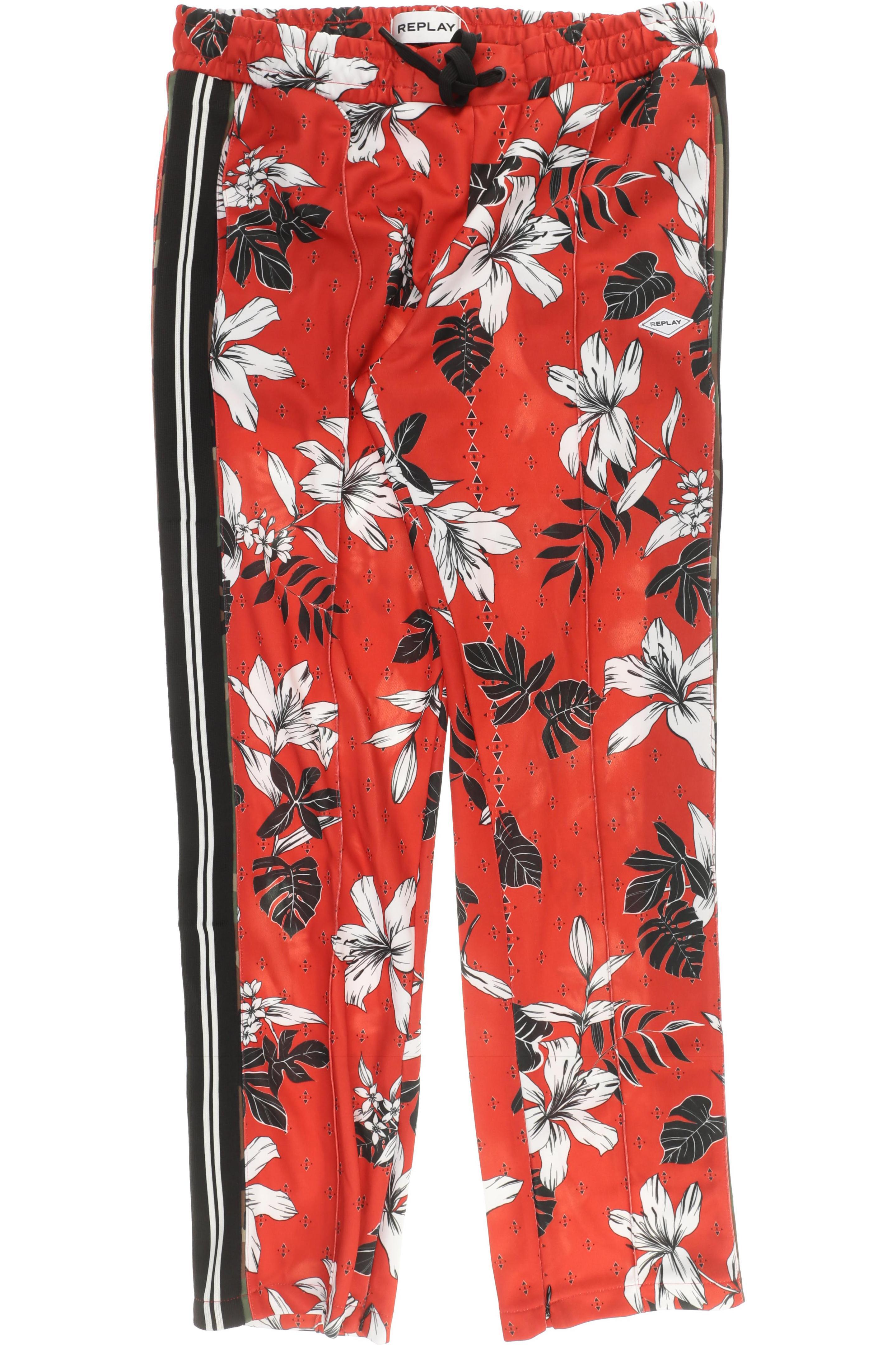 

Replay Damen Stoffhose, rot, Gr.