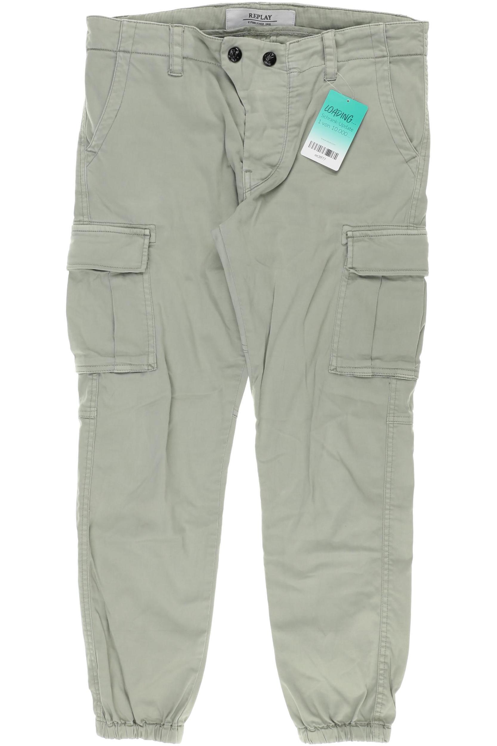 

Replay Damen Stoffhose, grau, Gr.