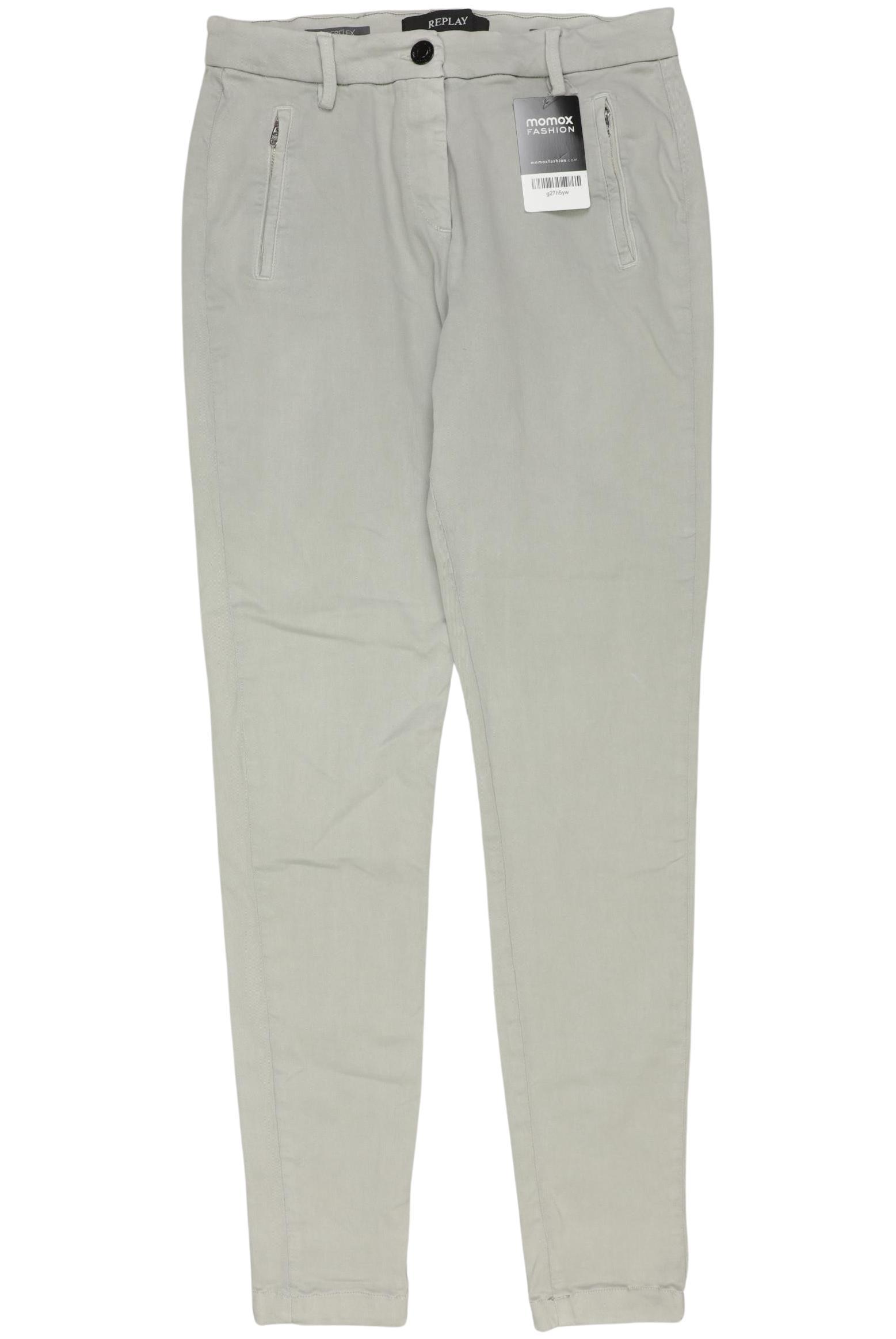 

Replay Damen Stoffhose, hellgrün, Gr. 28
