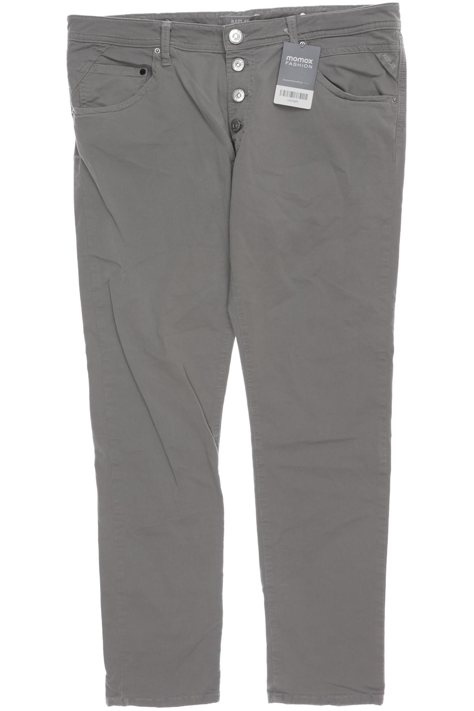 

Replay Damen Stoffhose, grau, Gr. 40