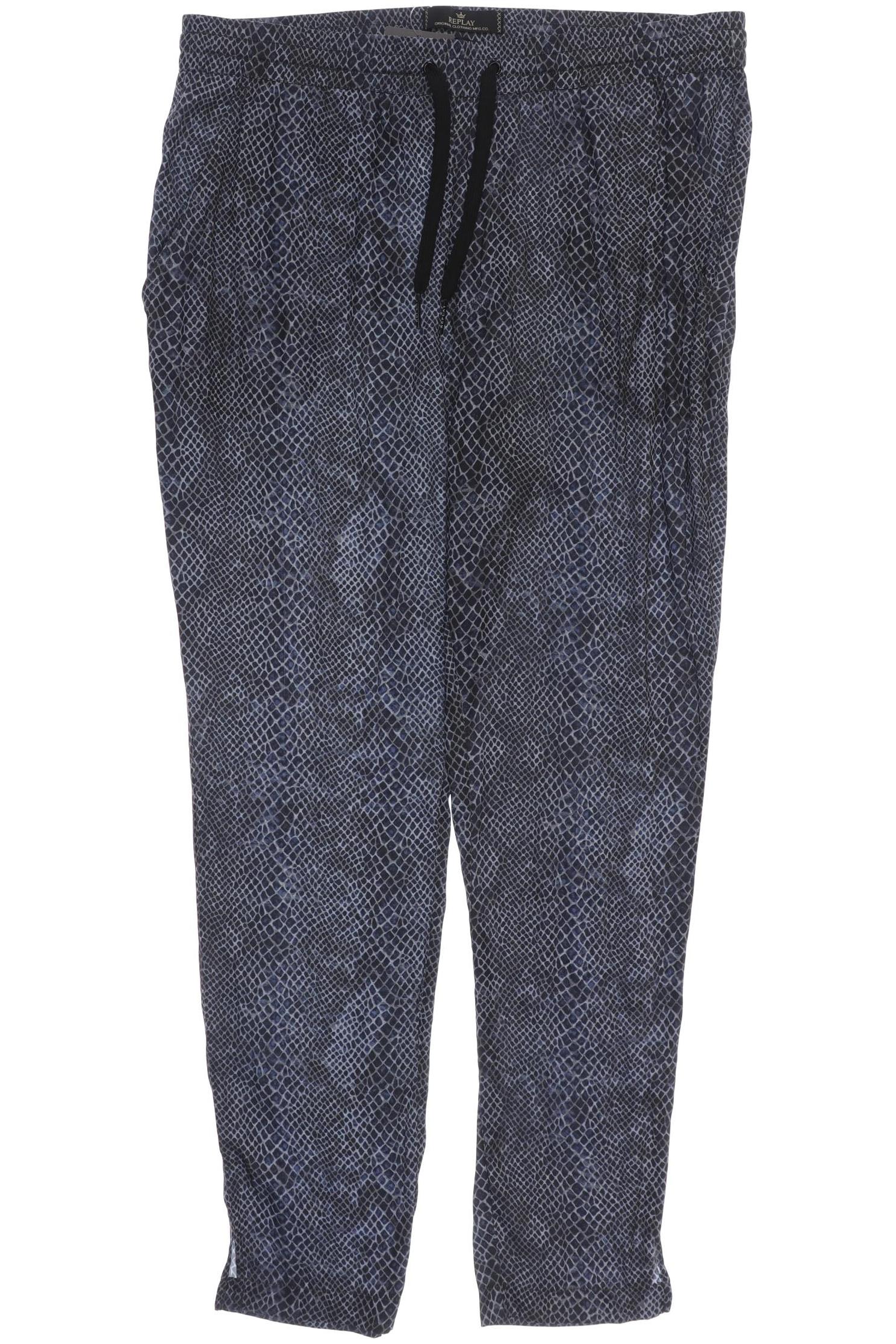 

Replay Damen Stoffhose, blau