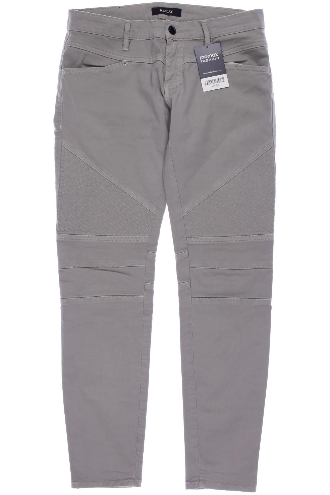 

Replay Damen Stoffhose, grau, Gr. 27