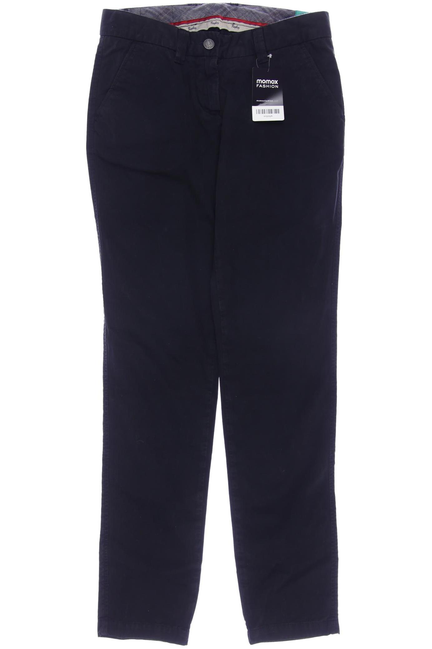 

Replay Damen Stoffhose, schwarz, Gr. 26