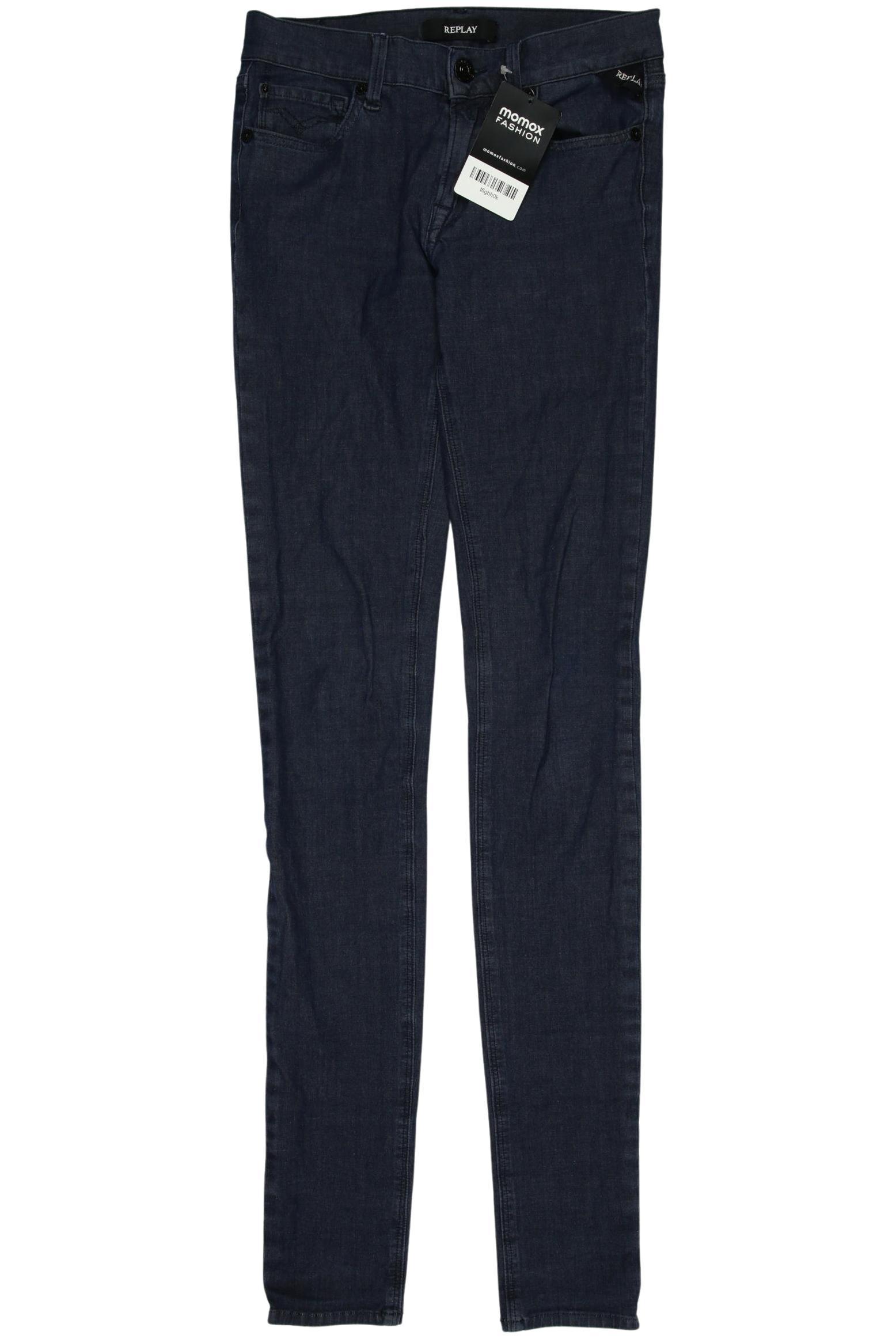 

Replay Damen Stoffhose, marineblau, Gr. 26
