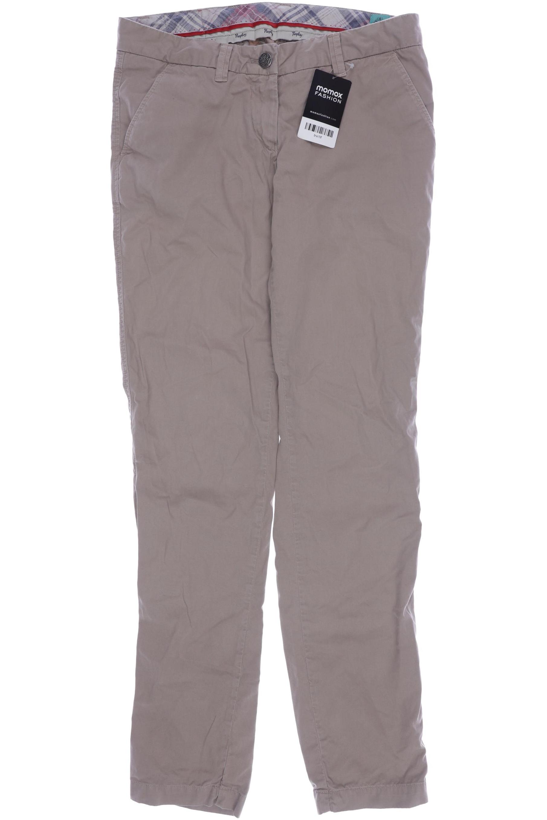 

Replay Damen Stoffhose, braun