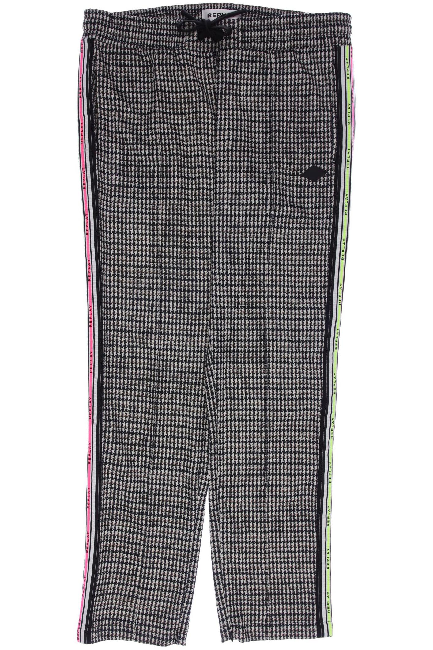 

Replay Damen Stoffhose, schwarz, Gr. 0