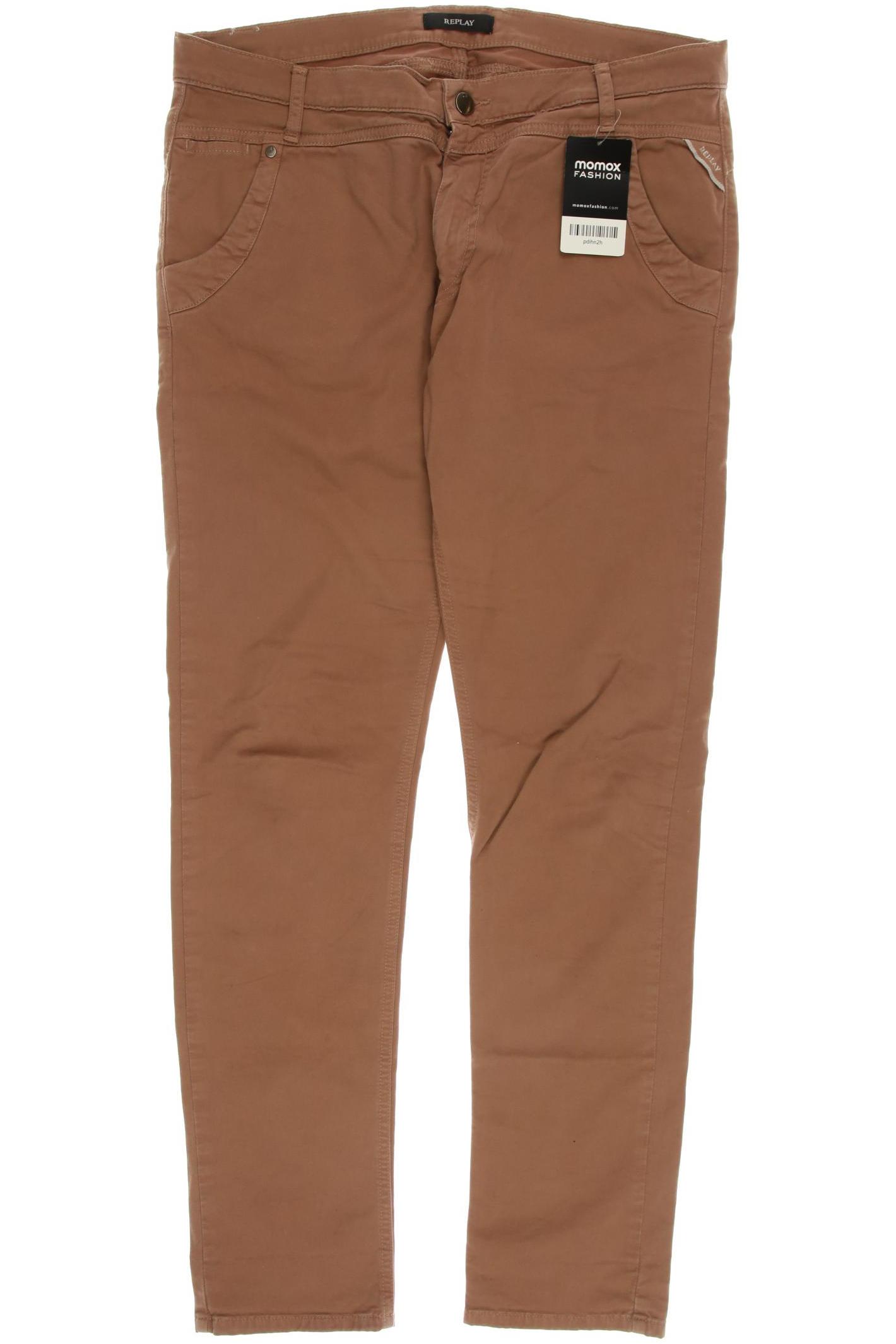 

Replay Damen Stoffhose, braun