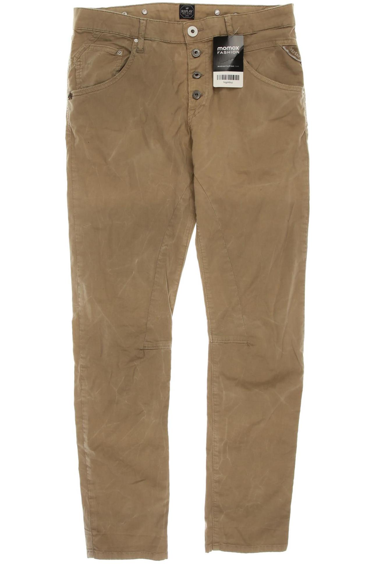 

Replay Damen Stoffhose, beige