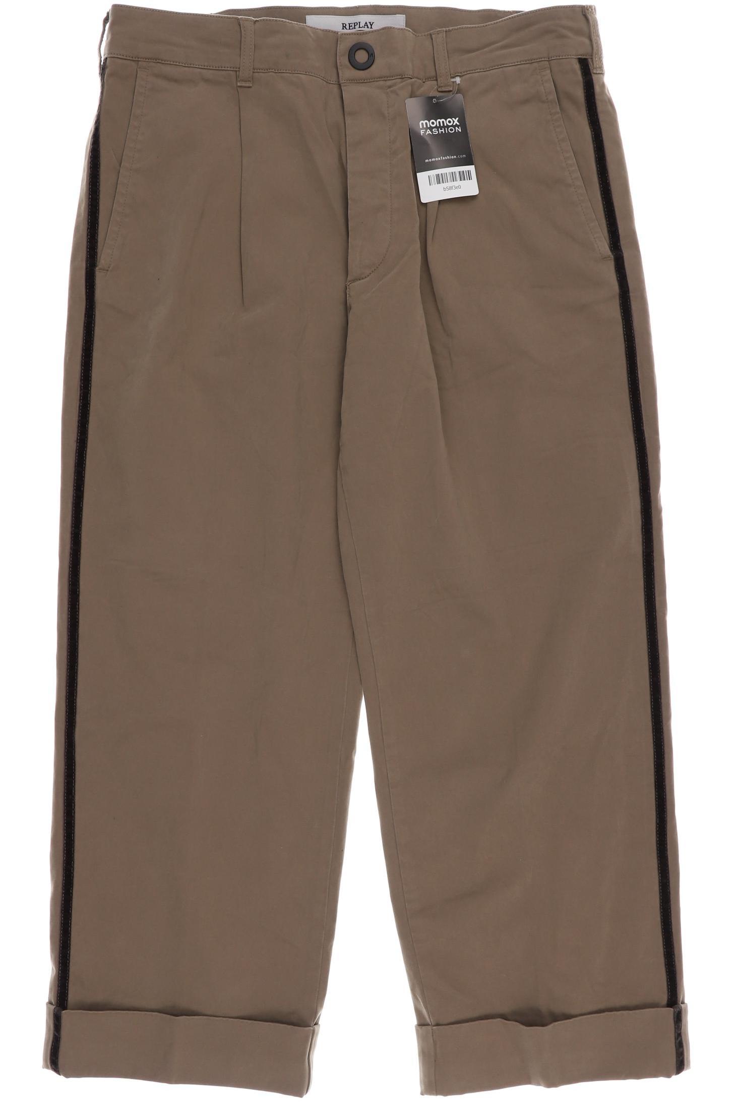 

Replay Damen Stoffhose, braun, Gr. 30