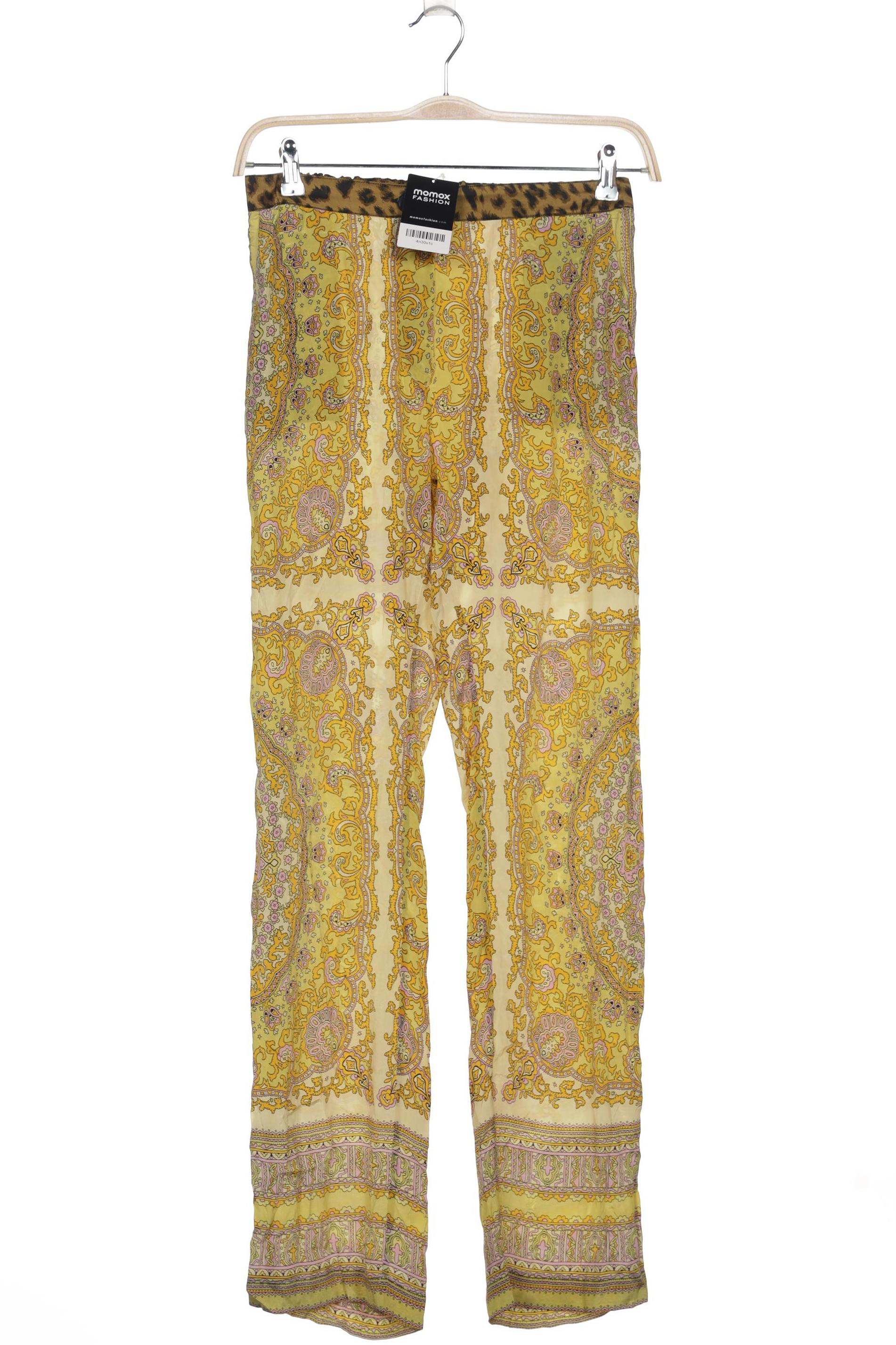 

Replay Damen Stoffhose, gelb, Gr. 0