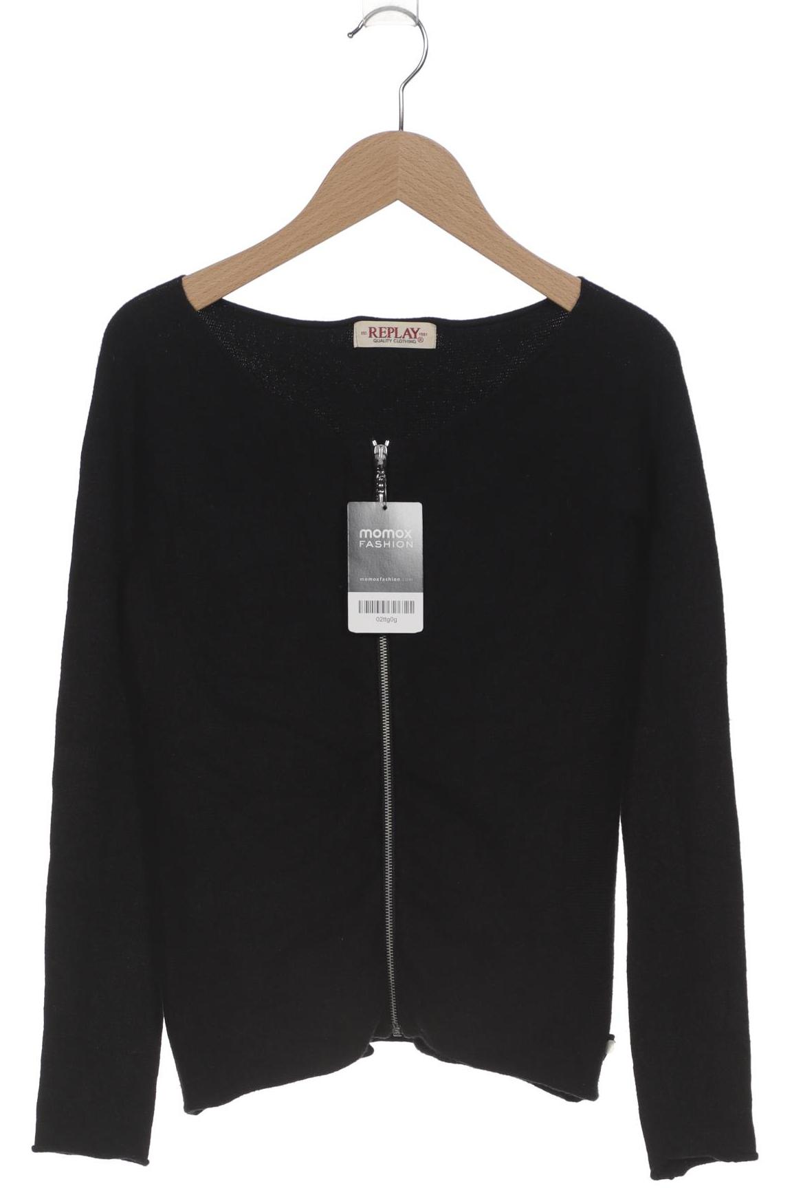 

Replay Damen Strickjacke, schwarz, Gr. 36