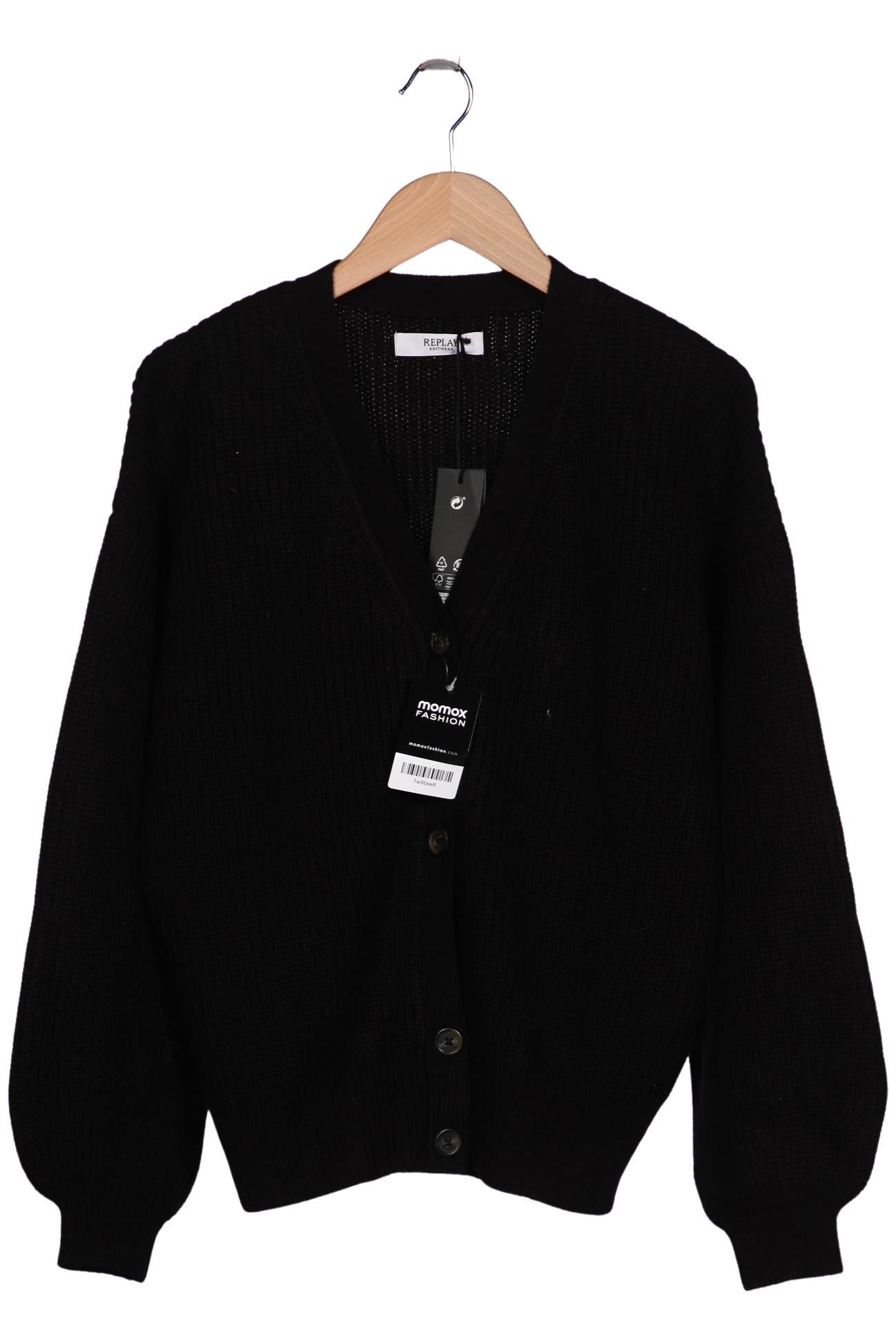 

Replay Damen Strickjacke, schwarz, Gr. 42
