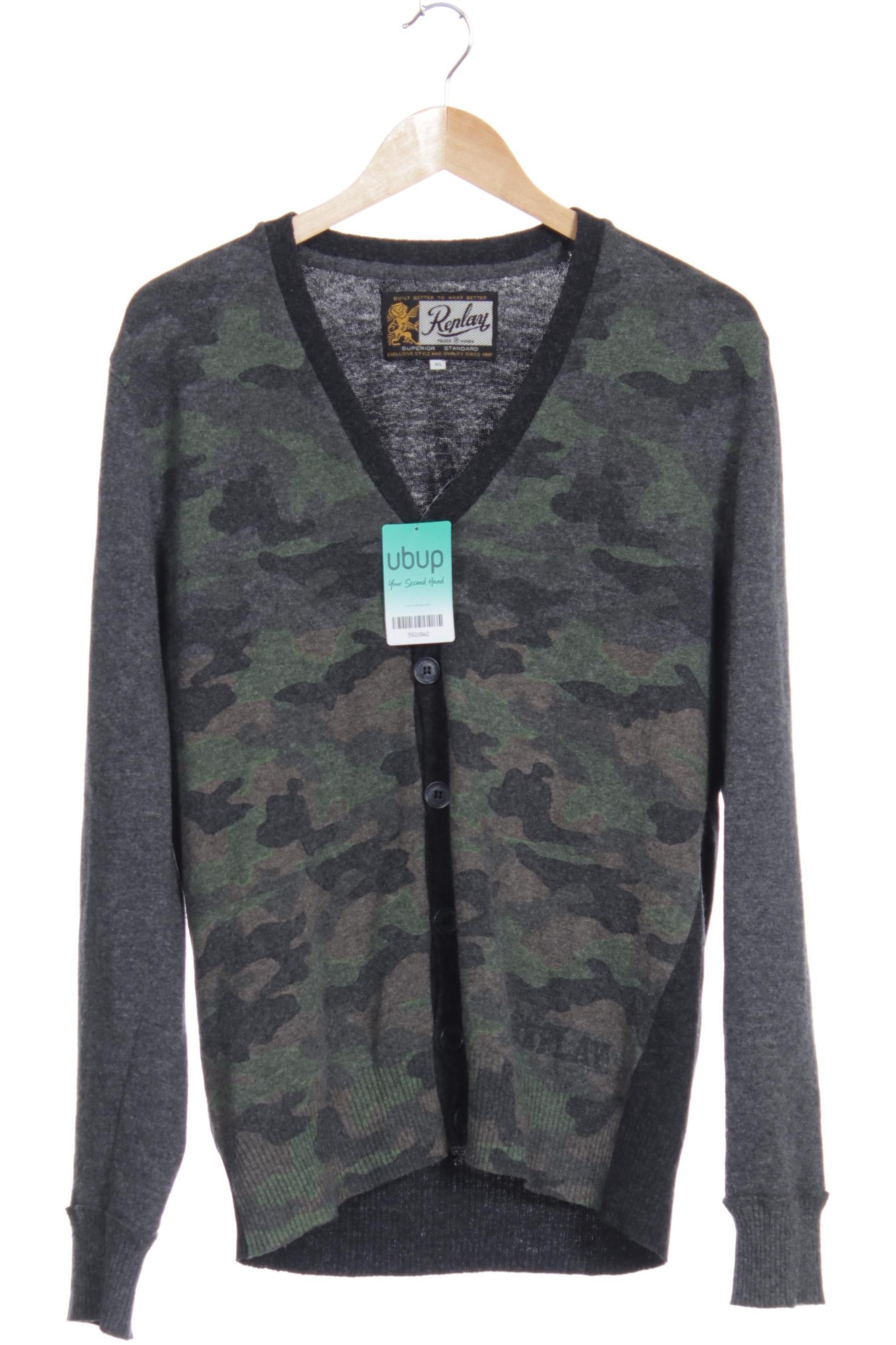 

Replay Damen Strickjacke, grau, Gr.