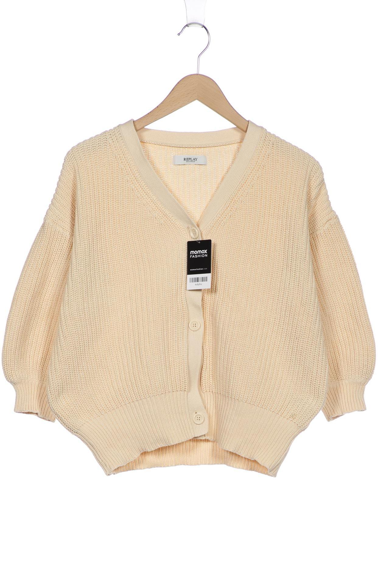 

Replay Damen Strickjacke, beige, Gr. 36