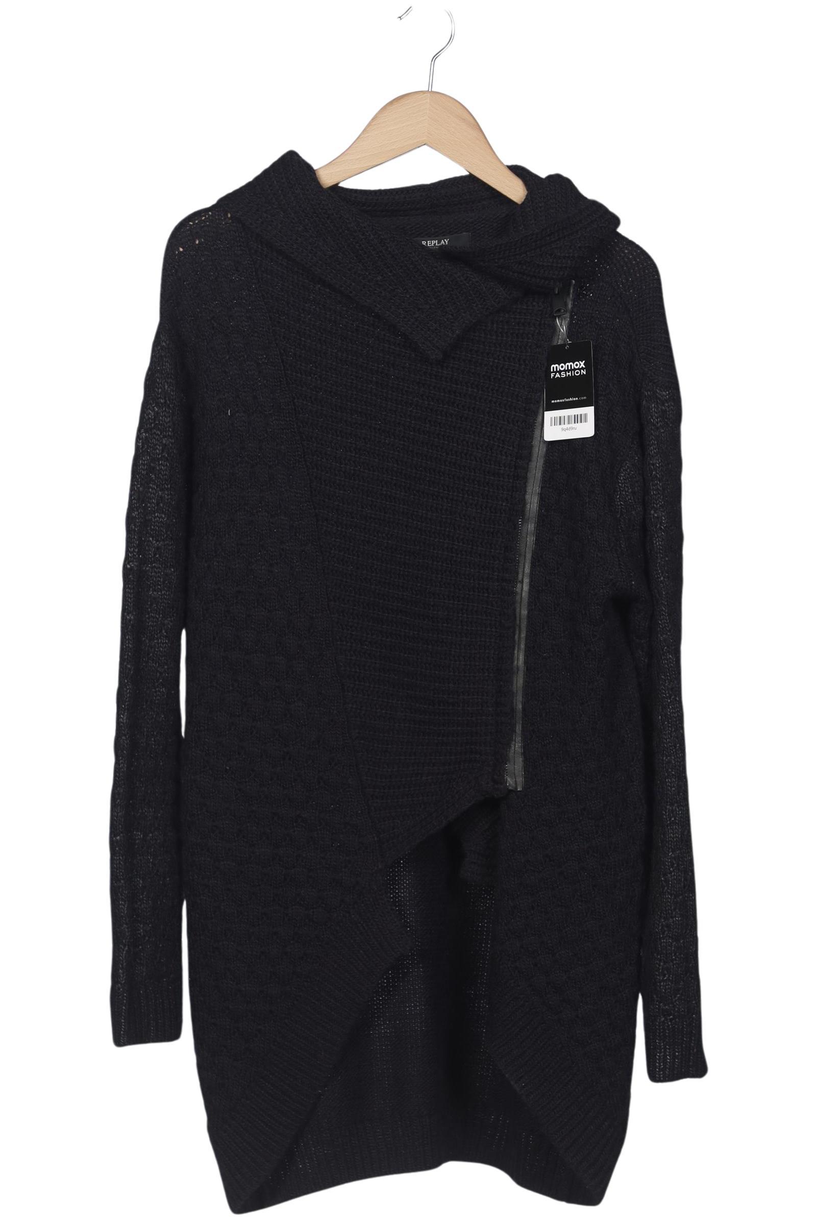 

Replay Damen Strickjacke, marineblau, Gr. 42