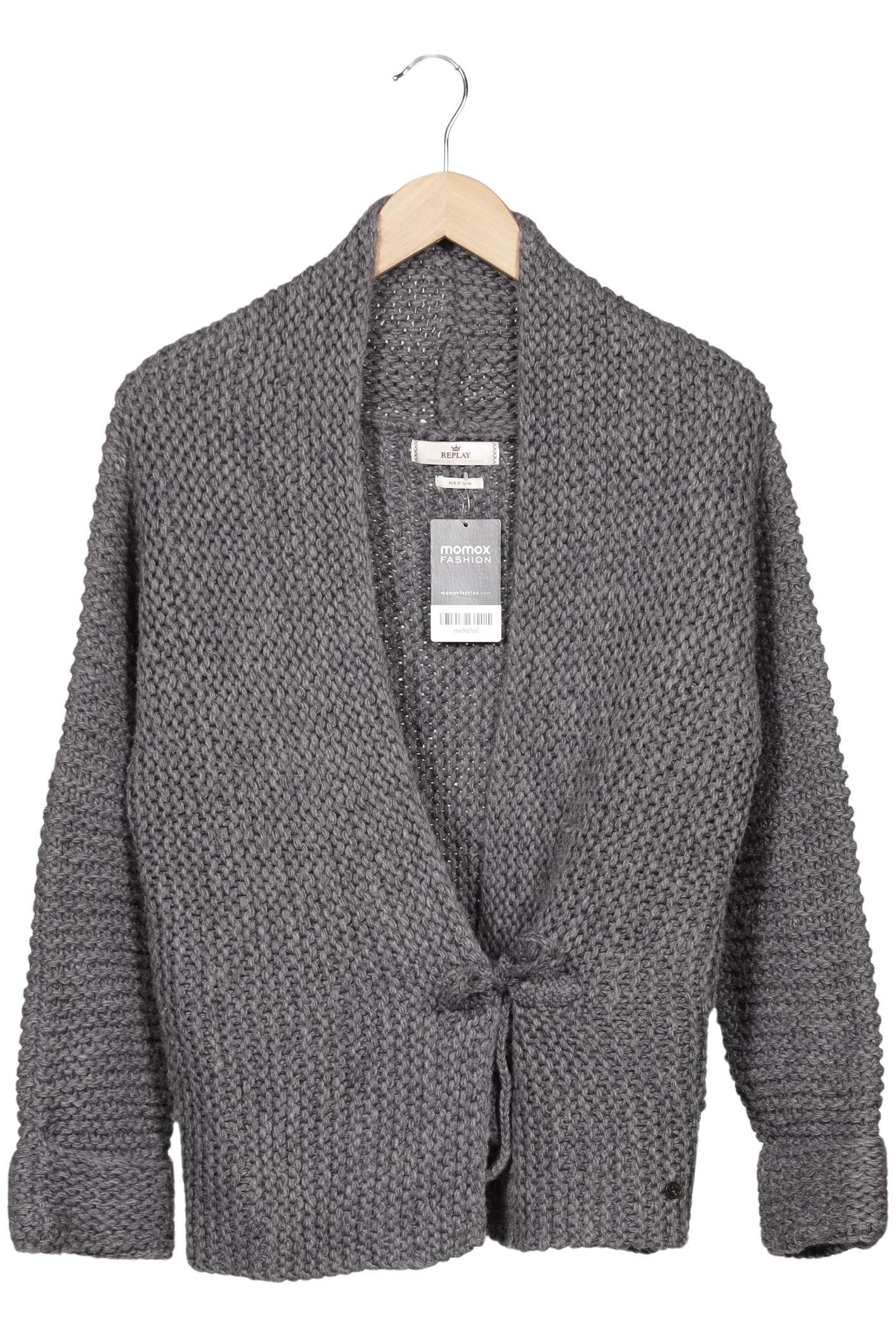 

Replay Damen Strickjacke, grau, Gr. 38