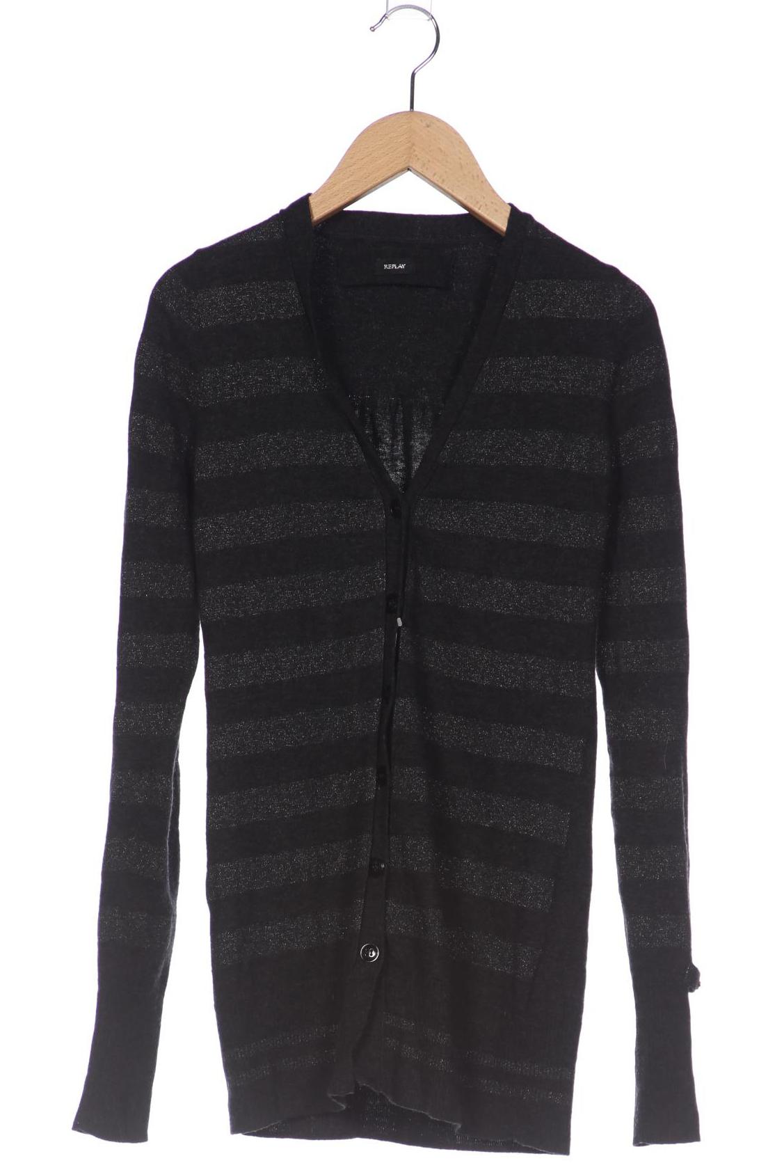 

Replay Damen Strickjacke, grau, Gr. 34