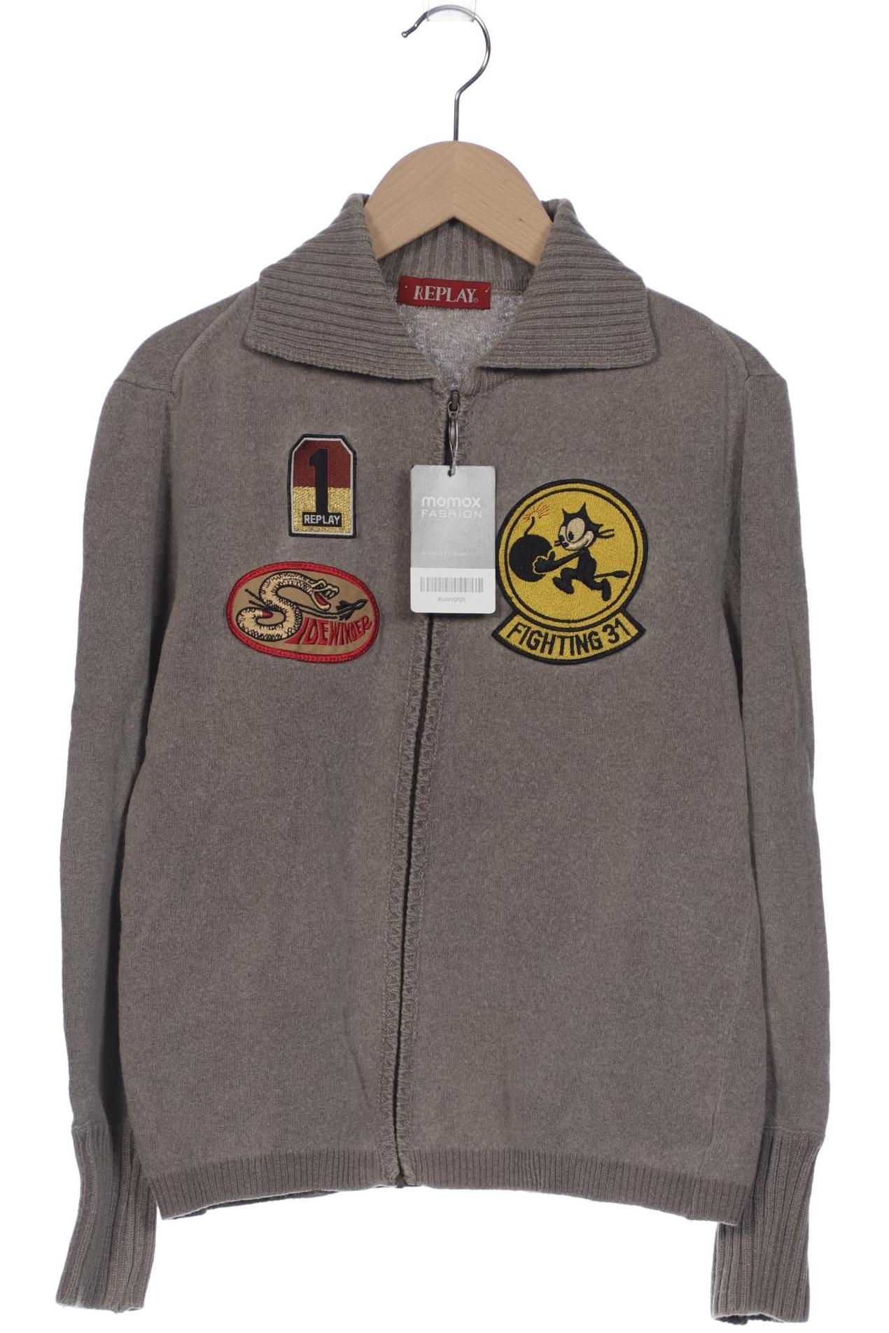 

Replay Damen Strickjacke, braun, Gr. 38
