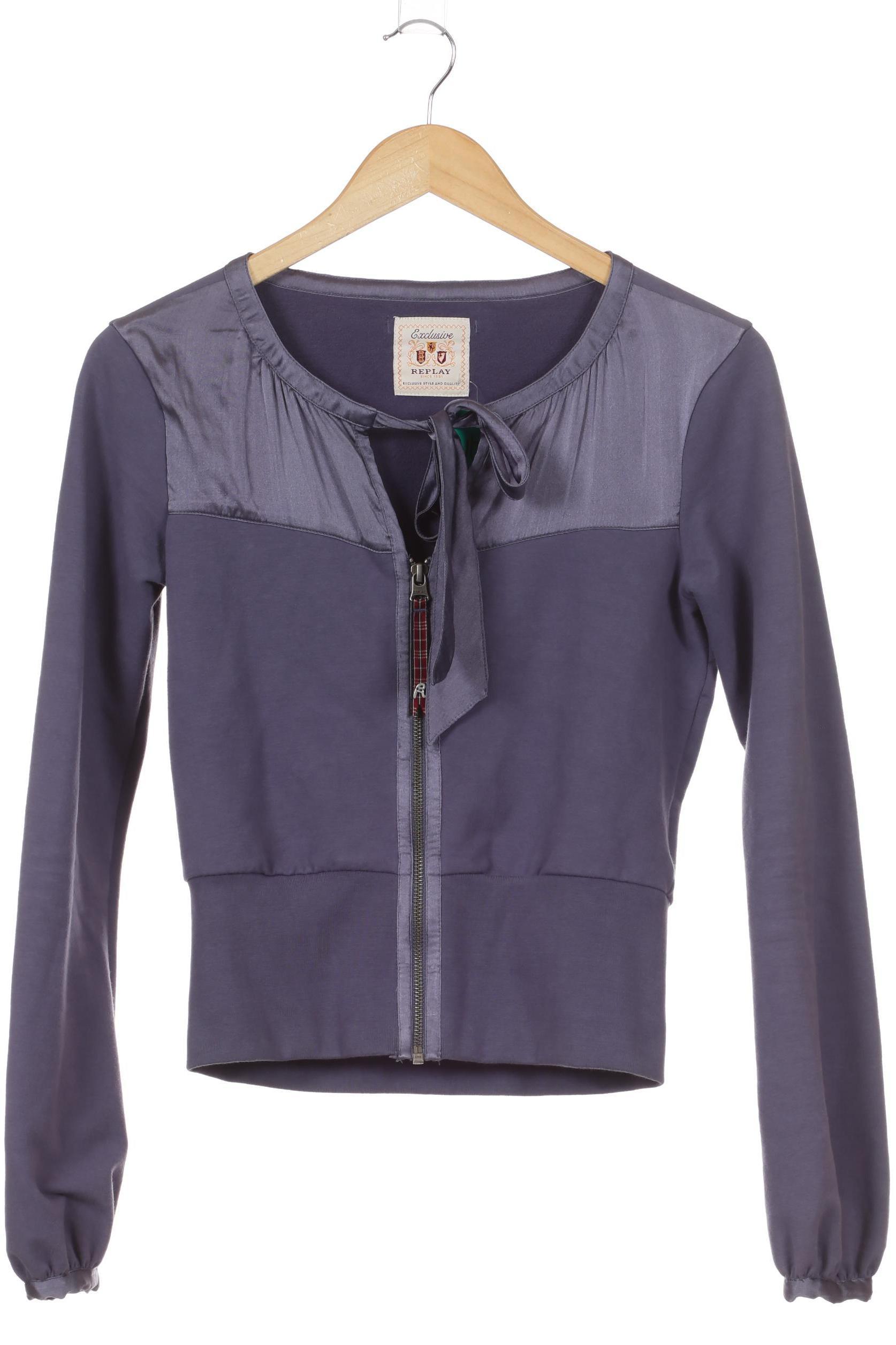 

Replay Damen Sweatshirt, blau, Gr.