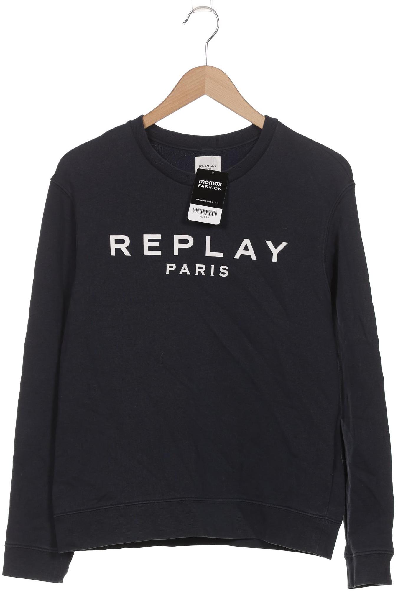 

Replay Damen Sweatshirt, marineblau, Gr. 44