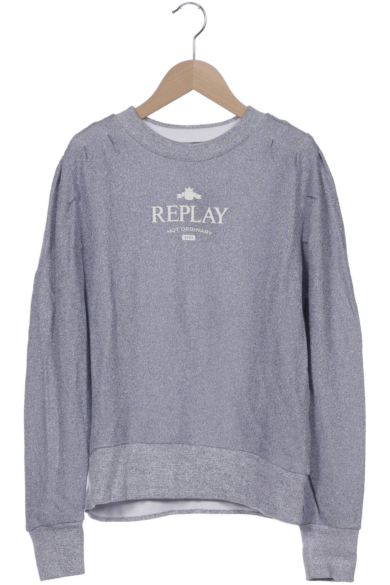 

Replay Damen Sweatshirt, marineblau