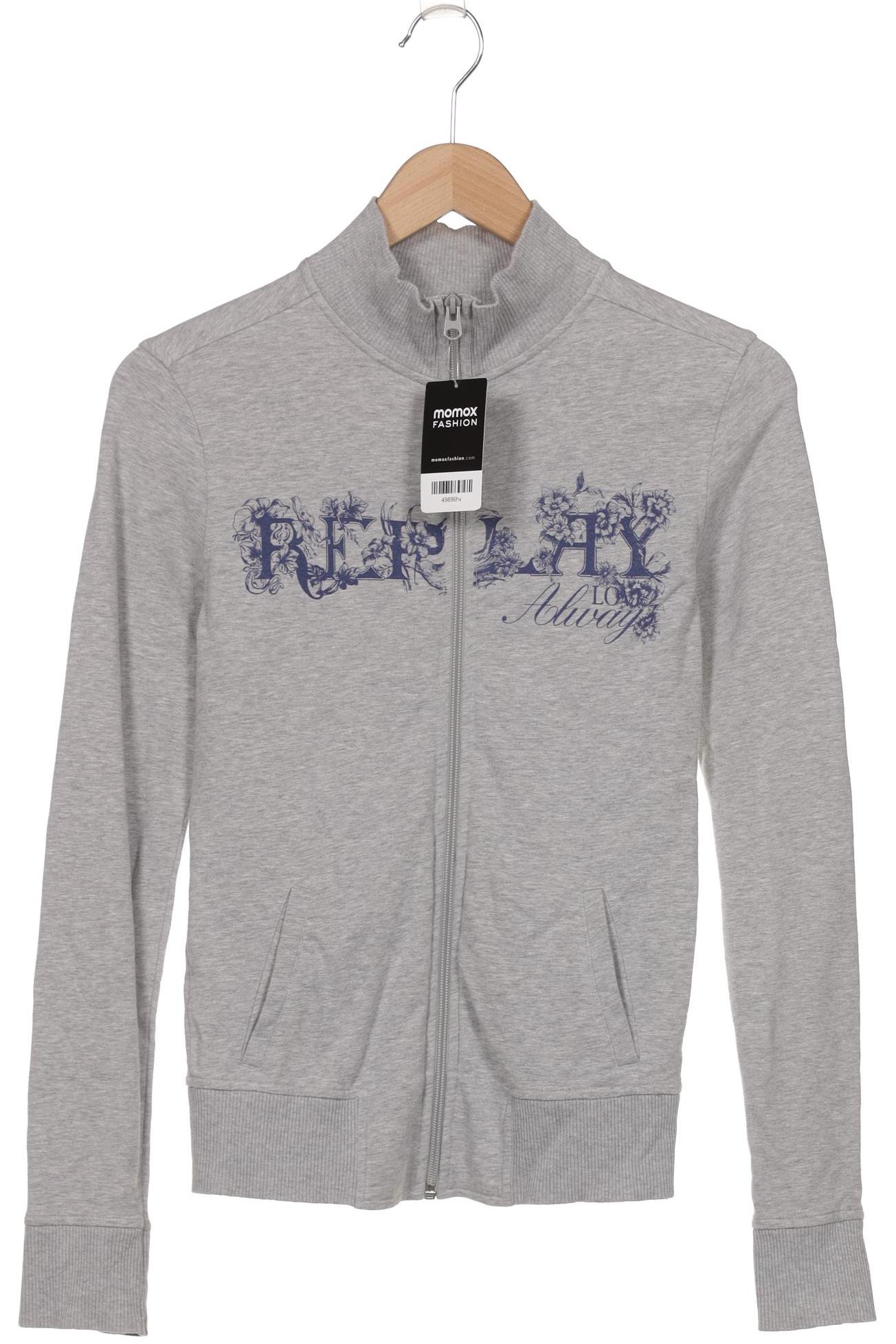 

Replay Damen Sweatshirt, grau, Gr. 36