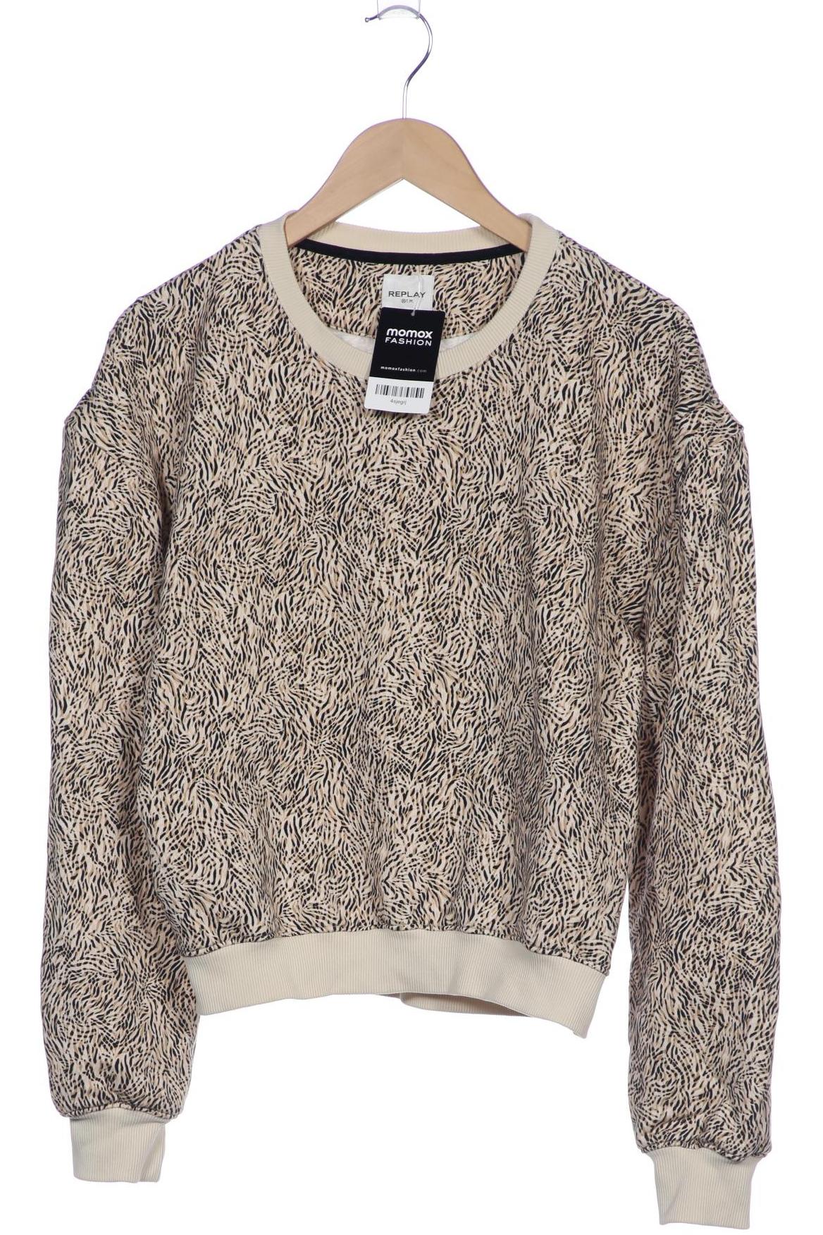 

Replay Damen Sweatshirt, beige, Gr. 36