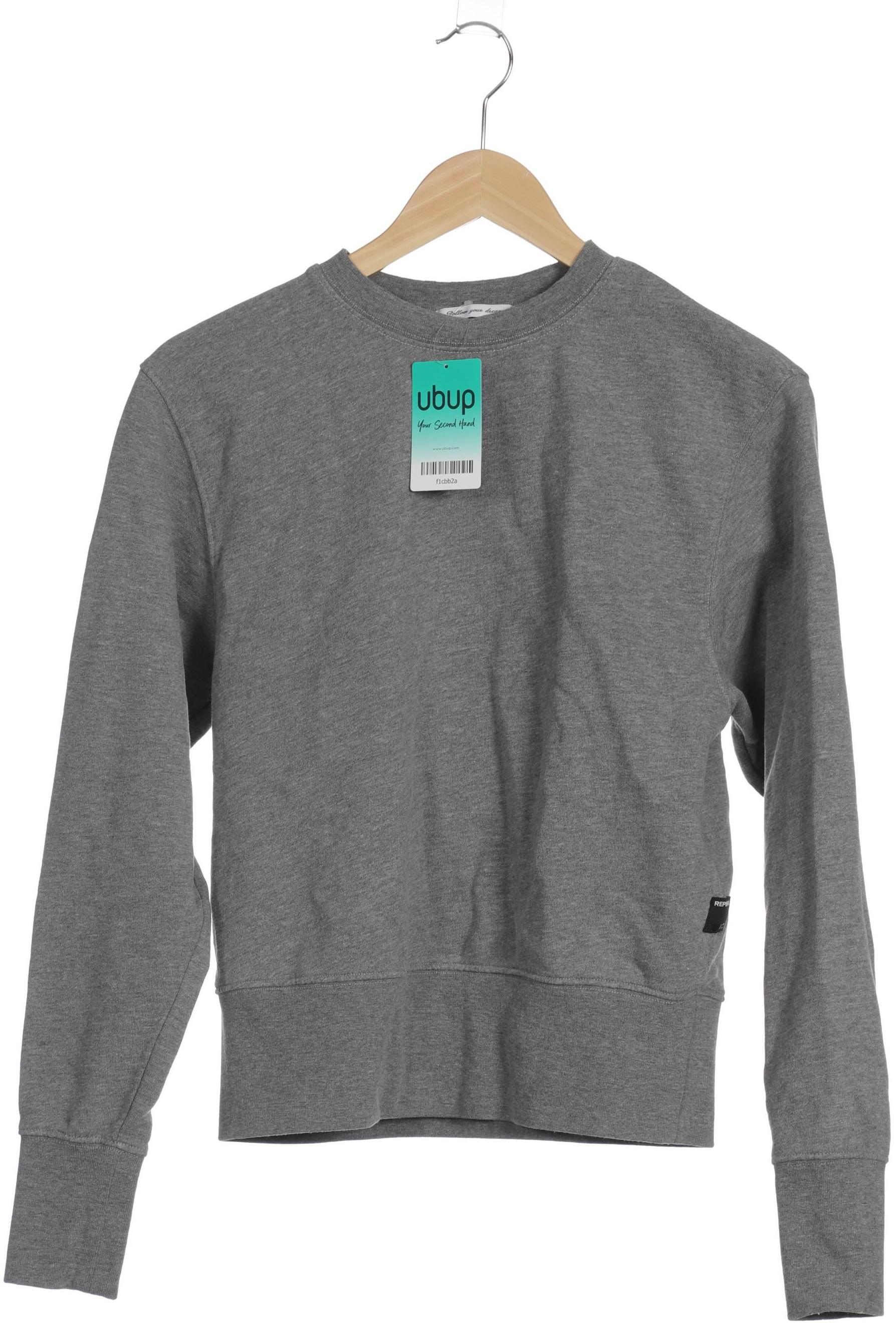 

Replay Damen Sweatshirt, grau, Gr. 34
