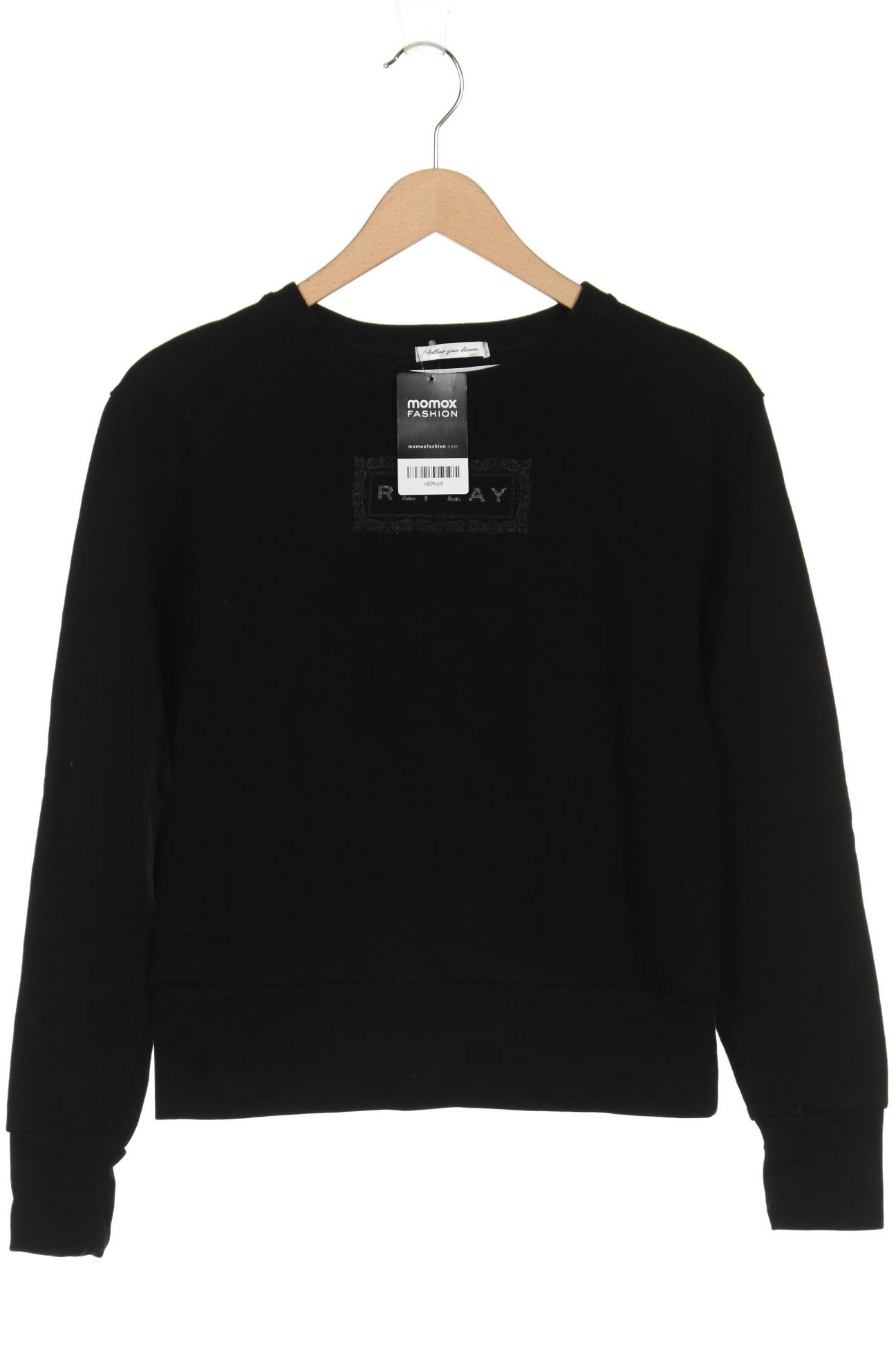 

Replay Damen Sweatshirt, schwarz, Gr. 36