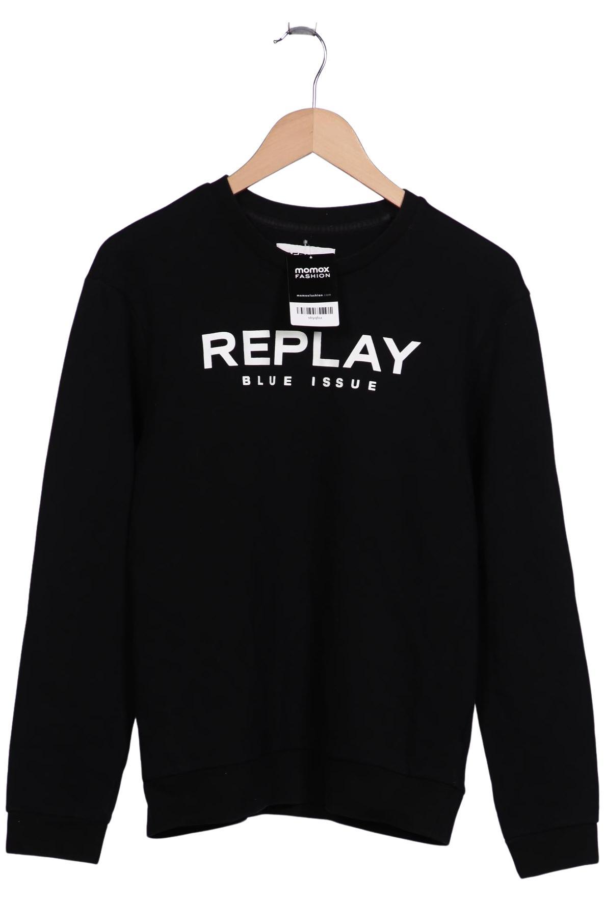 

Replay Damen Sweatshirt, schwarz, Gr. 38
