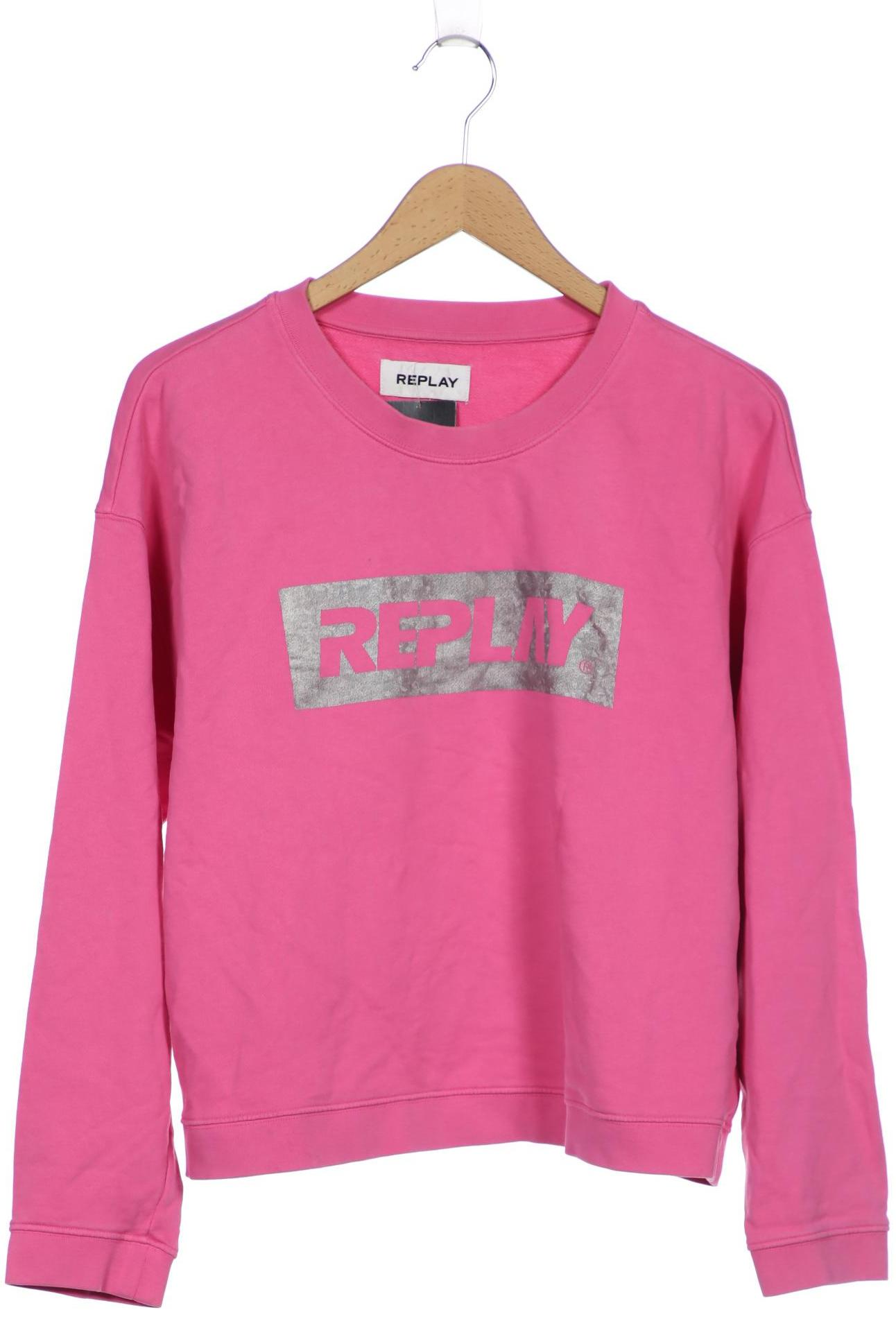 

Replay Damen Sweatshirt, pink, Gr. 36