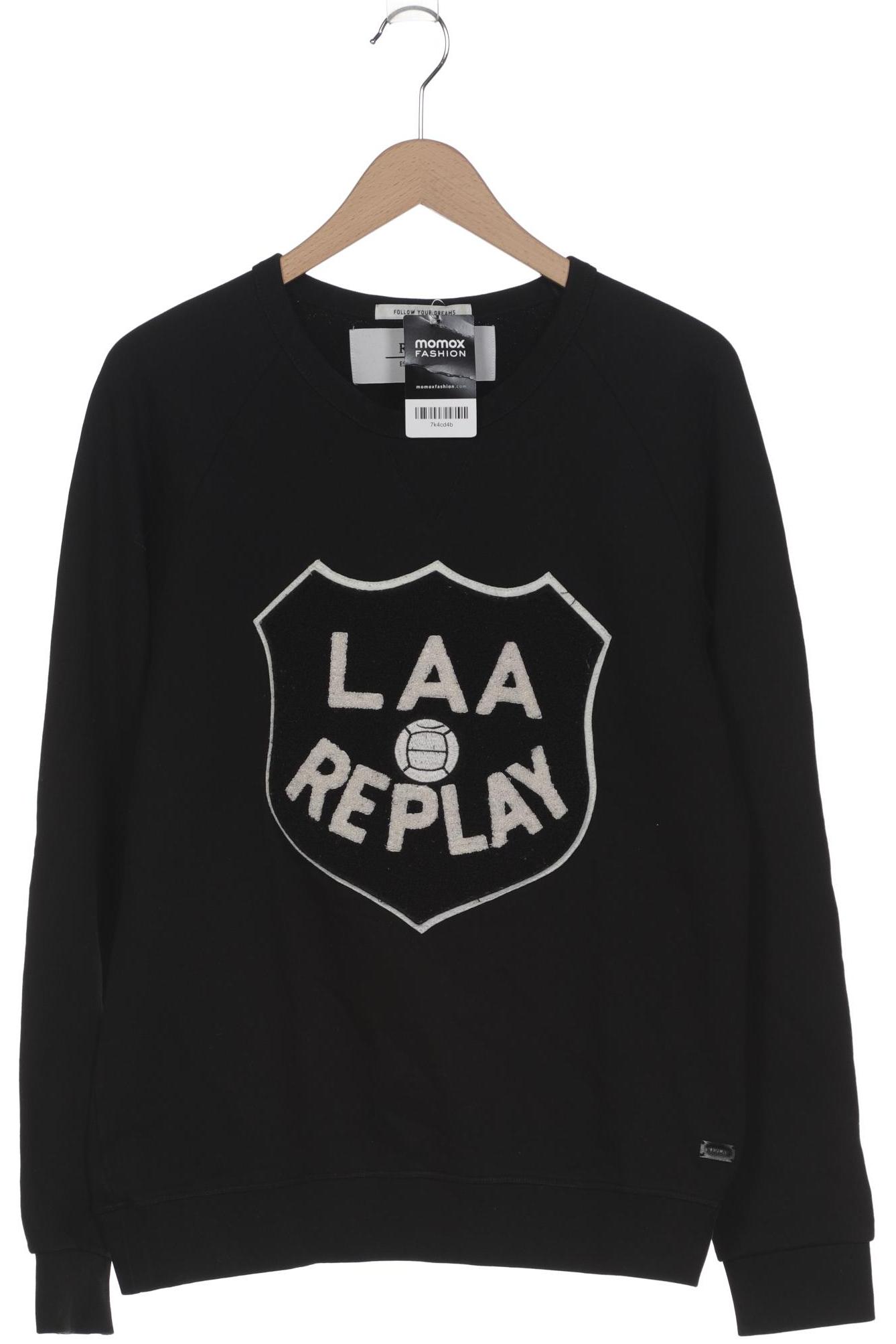 

Replay Damen Sweatshirt, schwarz, Gr. 42