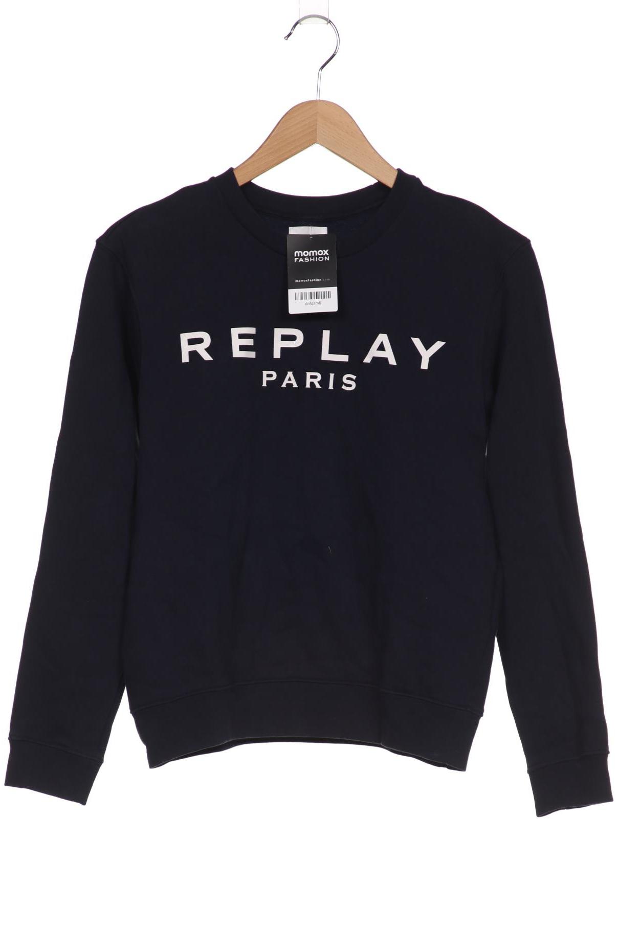 

Replay Damen Sweatshirt, marineblau