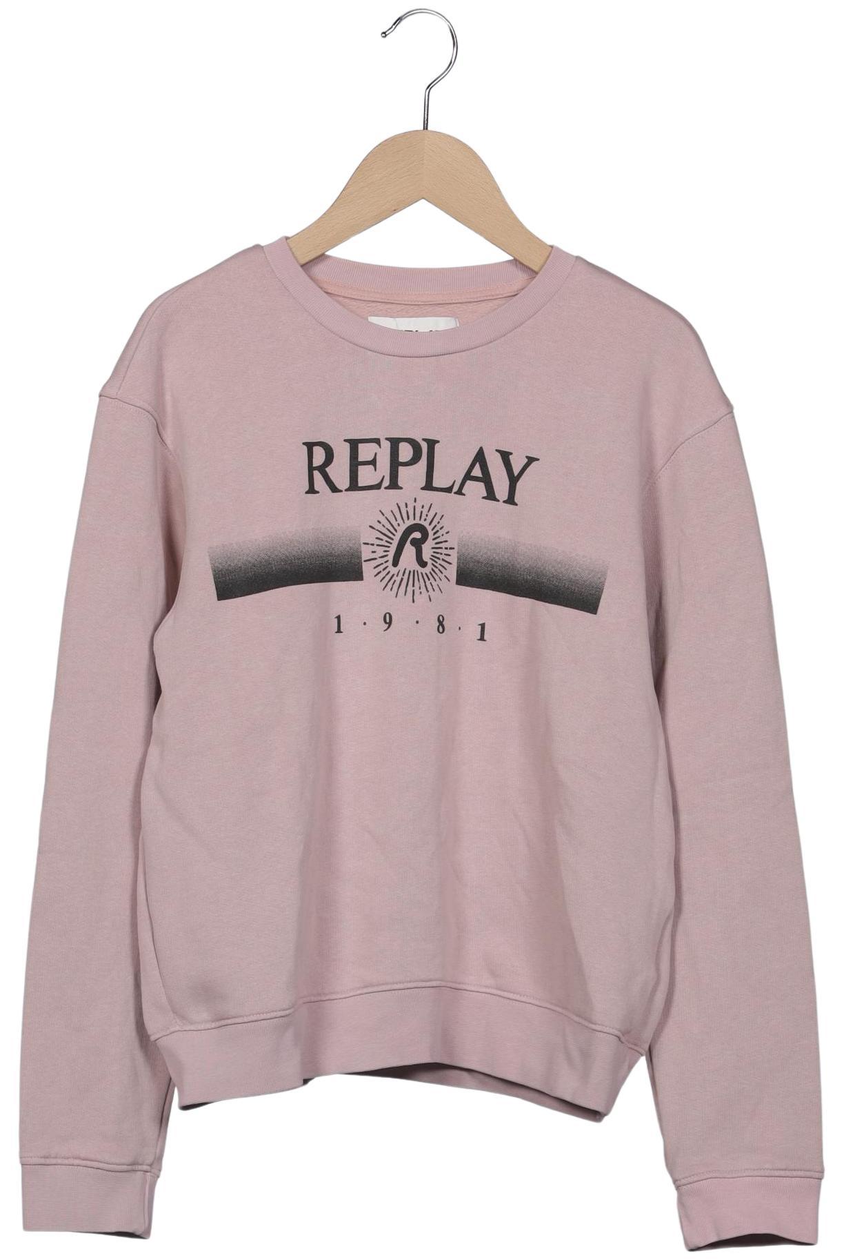 

Replay Damen Sweatshirt, pink, Gr. 38