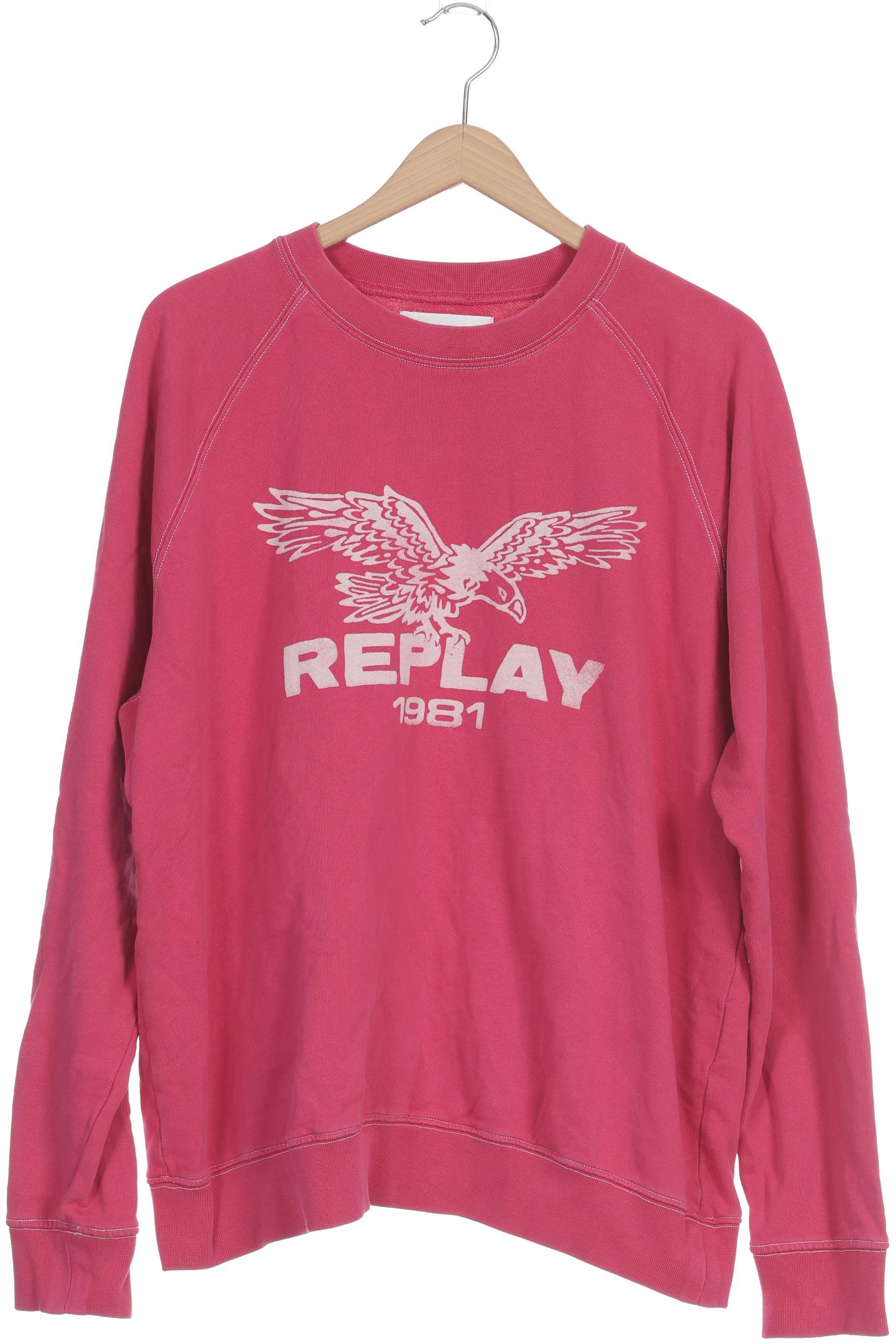 

Replay Damen Sweatshirt, pink, Gr. 42
