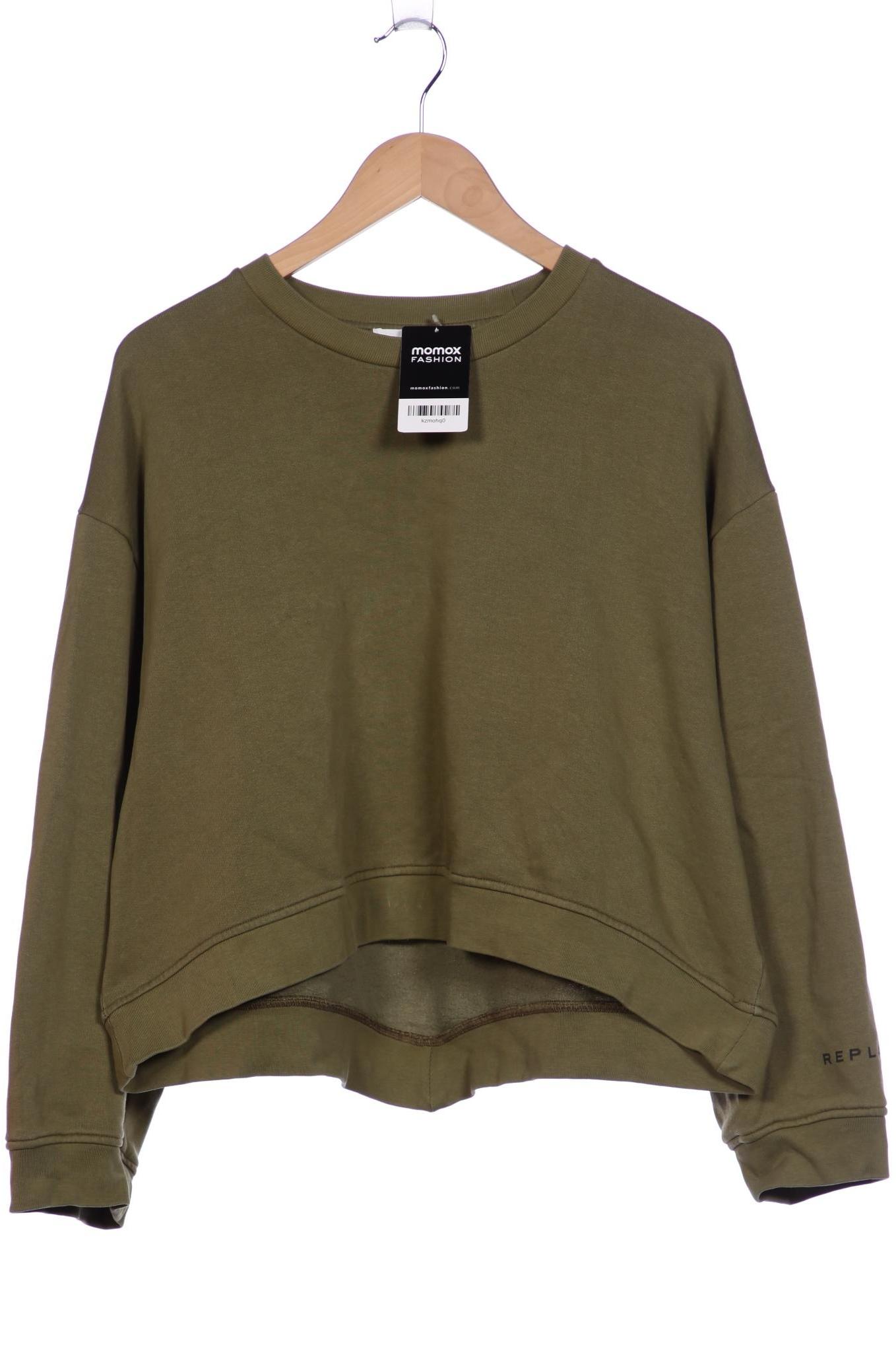 

Replay Damen Sweatshirt, grün, Gr. 36