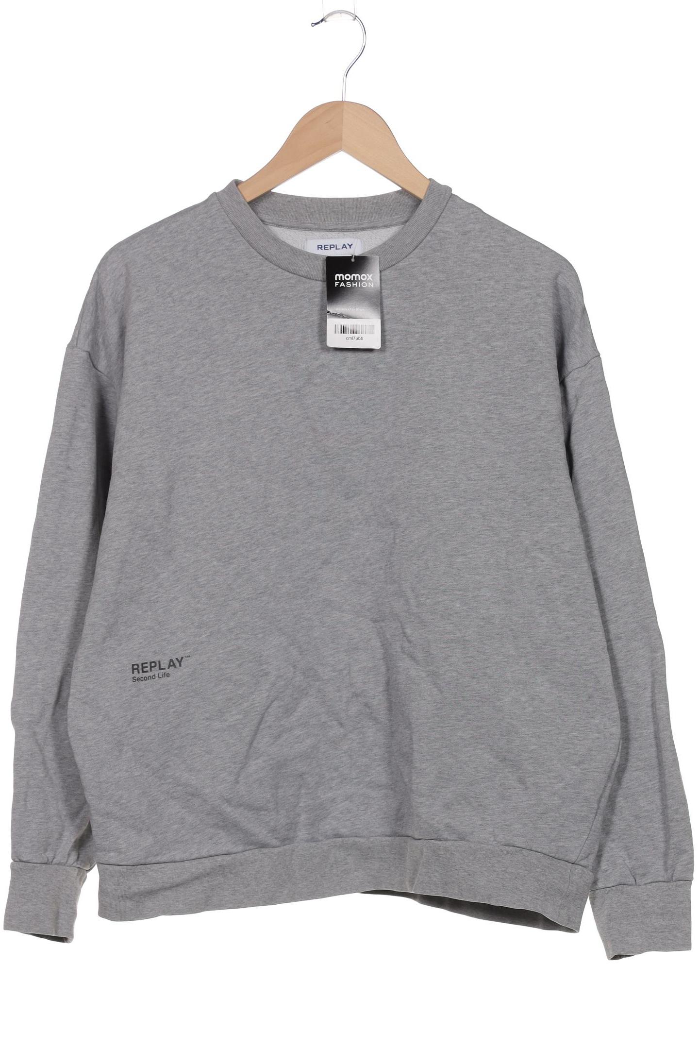 

Replay Damen Sweatshirt, grau, Gr. 42
