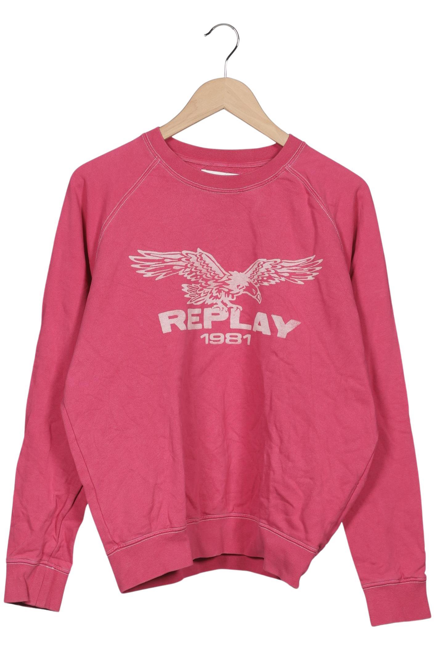 

Replay Damen Sweatshirt, pink, Gr. 38