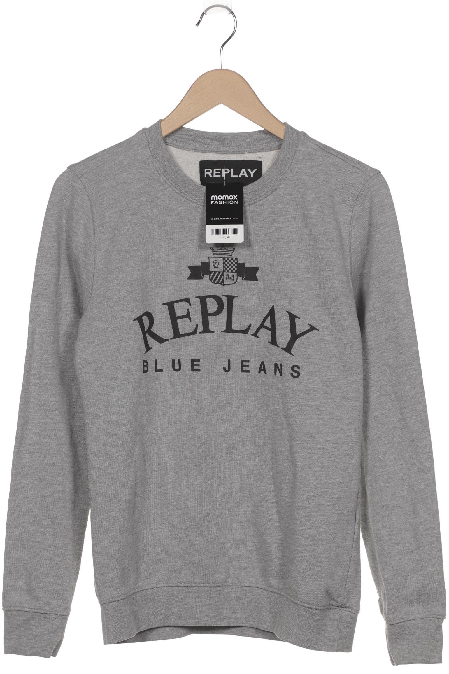 

Replay Damen Sweatshirt, grau, Gr. 38