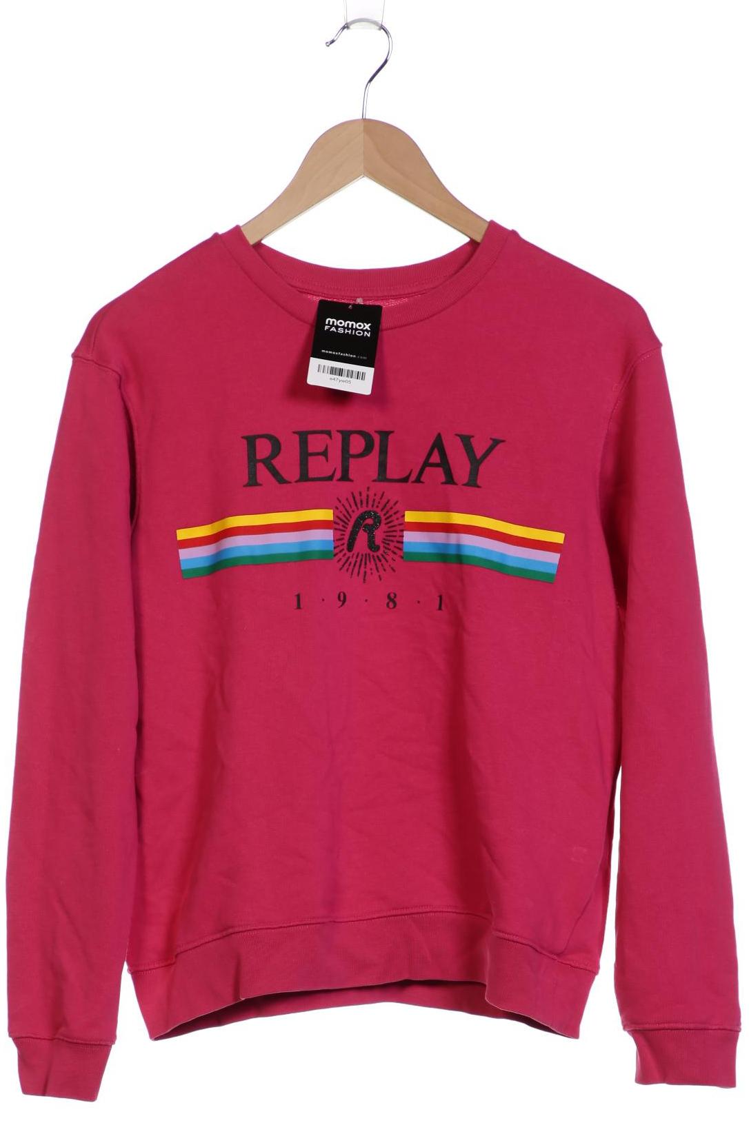 

Replay Damen Sweatshirt, pink, Gr. 38
