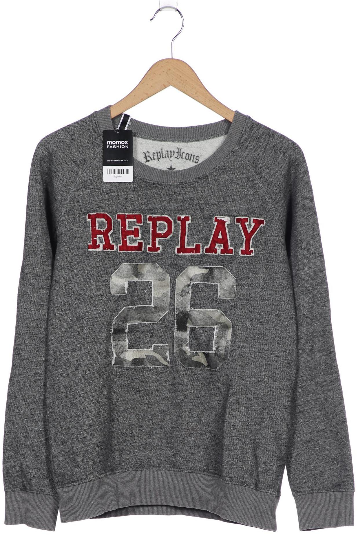 

Replay Damen Sweatshirt, grau