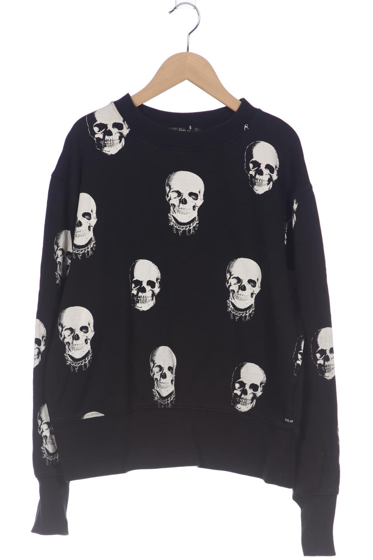 

Replay Damen Sweatshirt, schwarz, Gr. 42