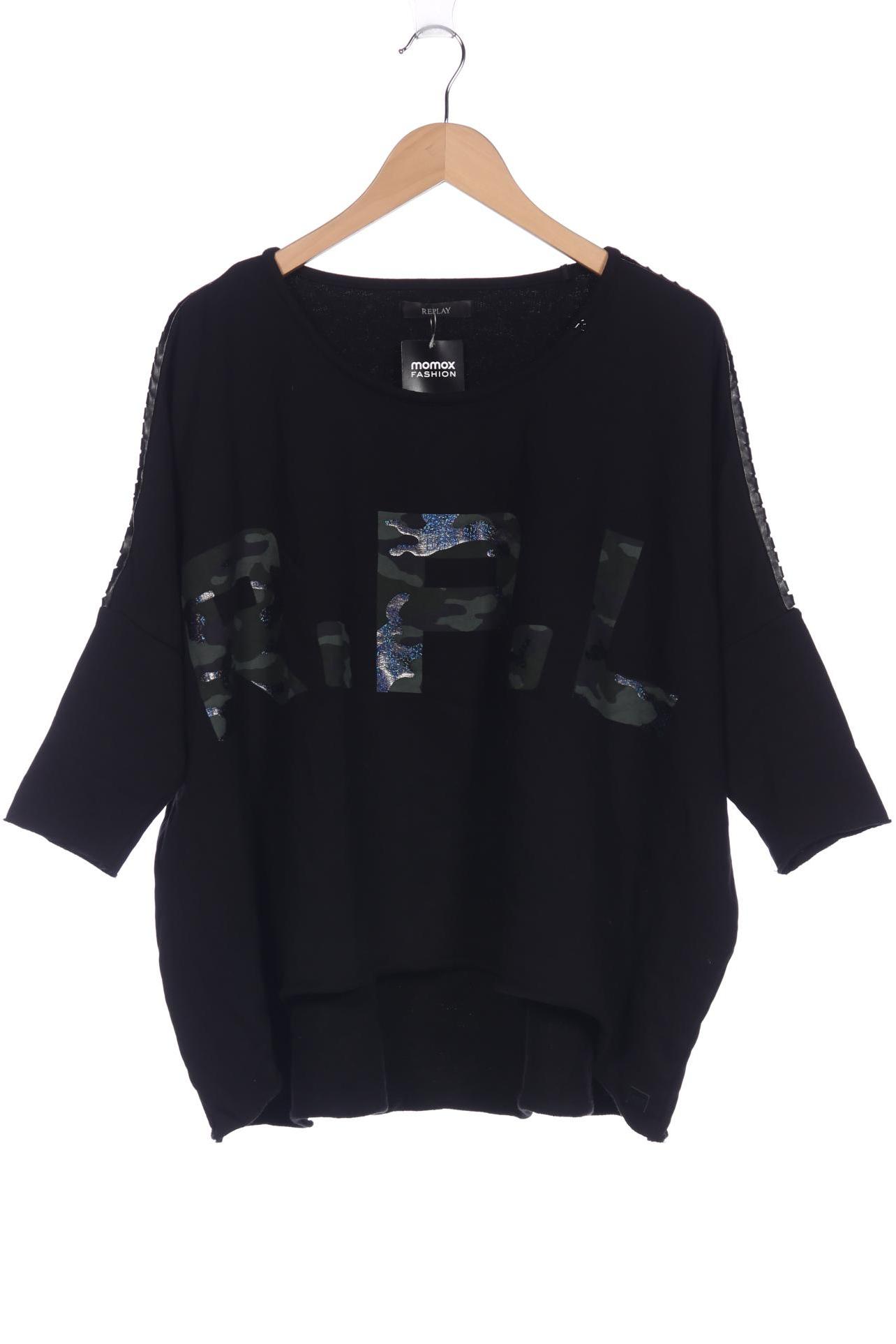 

Replay Damen Sweatshirt, schwarz, Gr. 44